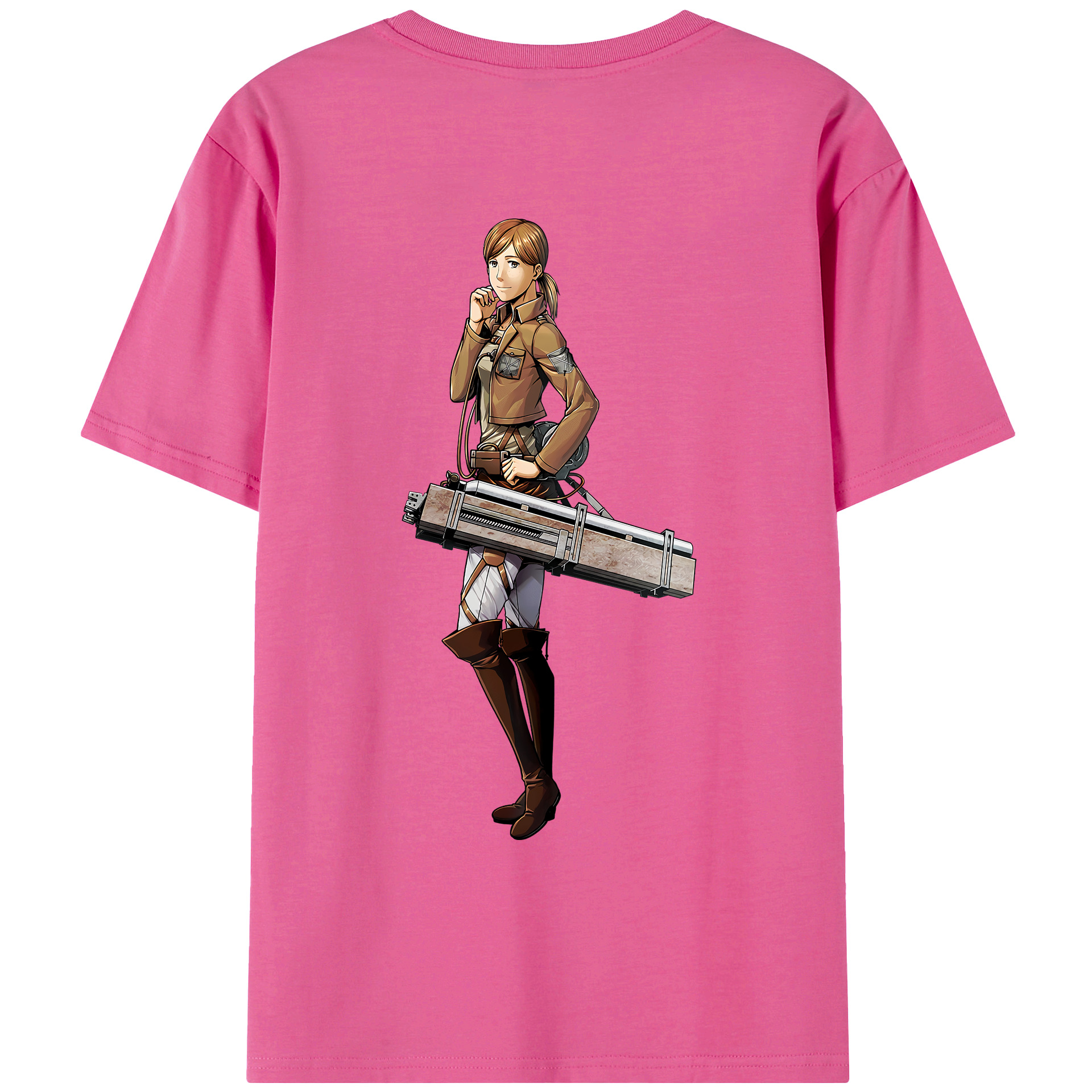 （画像用） 進撃の巨人 Attack on Titan レディース半袖Tシャツ(バックプリント)