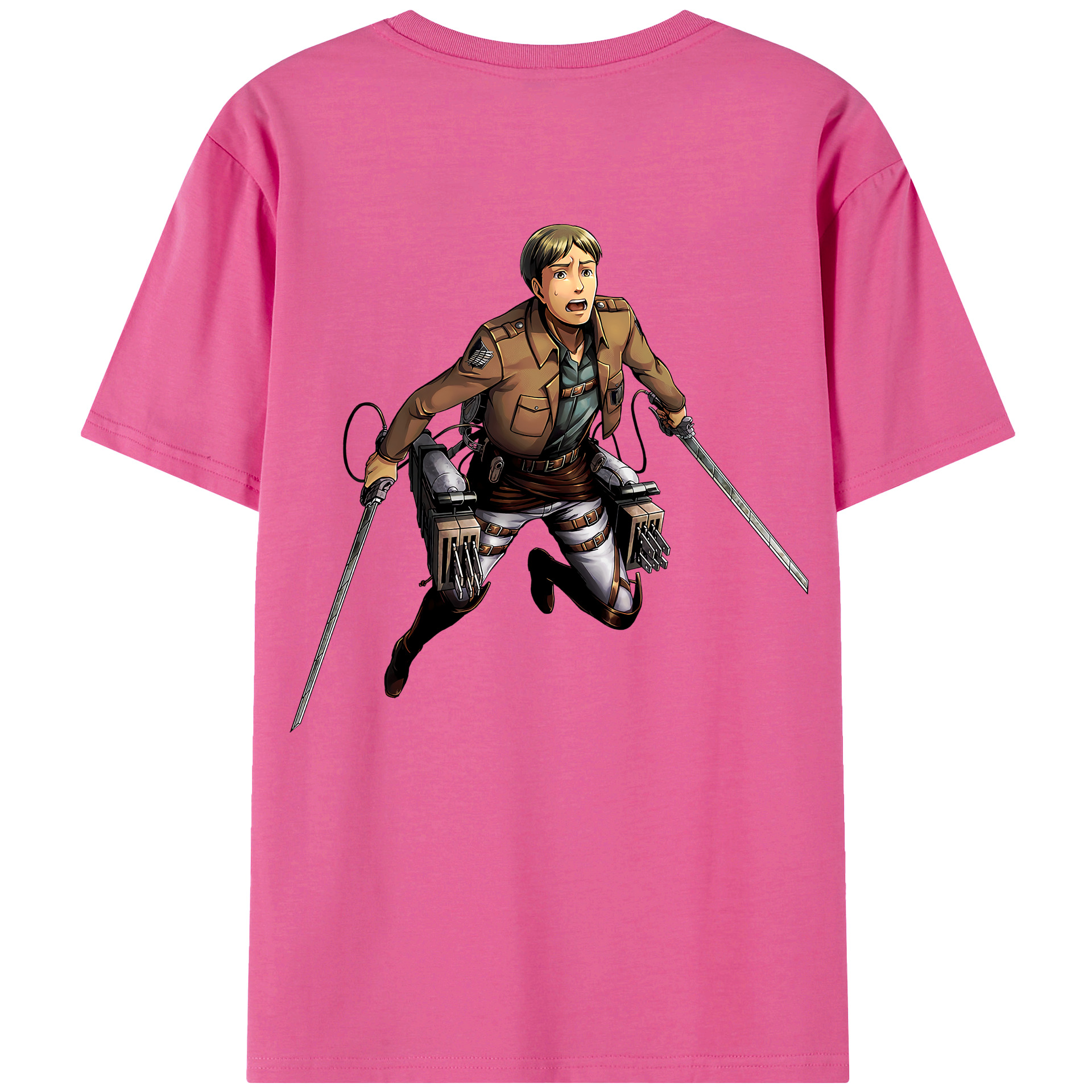 （画像用） 進撃の巨人 Attack on Titan レディース半袖Tシャツ(バックプリント)