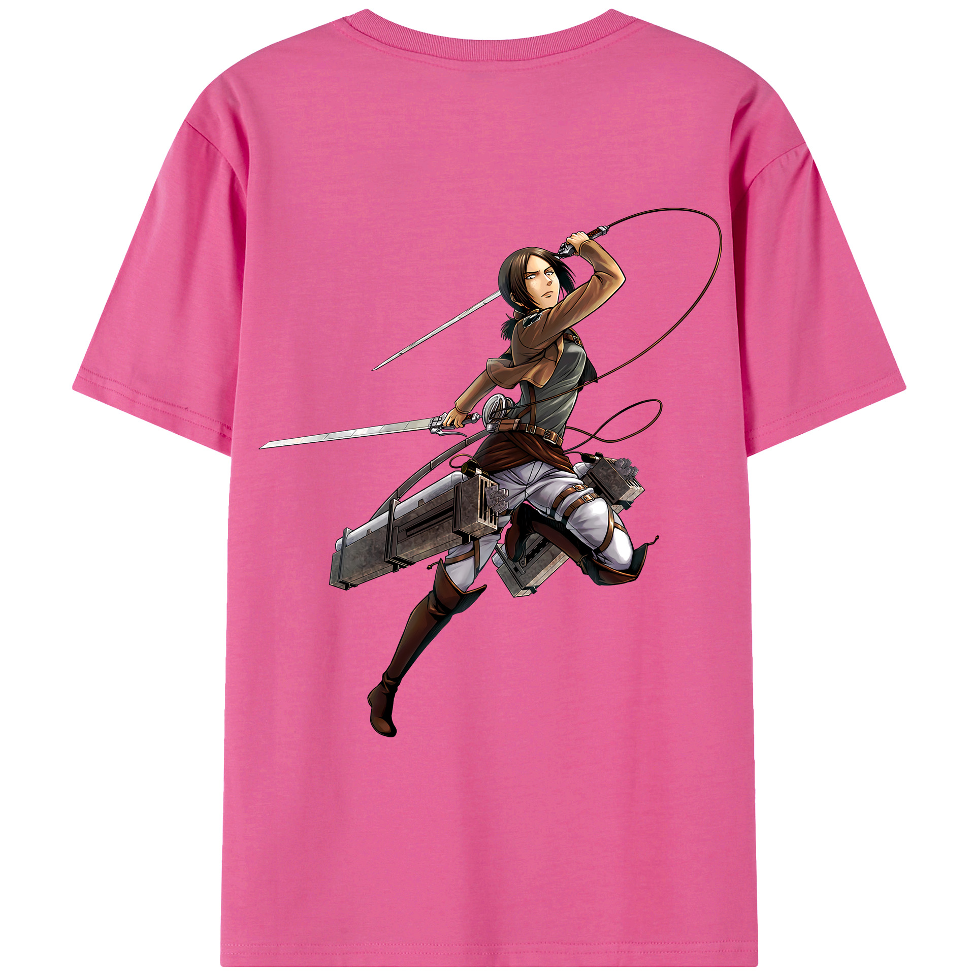 （画像用） 進撃の巨人 Attack on Titan レディース半袖Tシャツ(バックプリント)