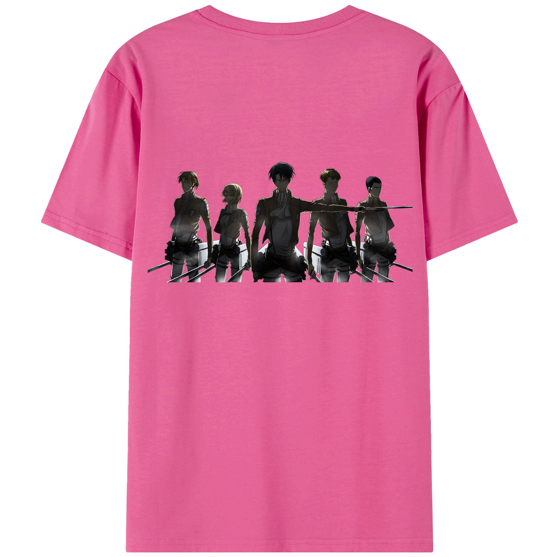 （画像用） 進撃の巨人 Attack on Titan レディース半袖Tシャツ(バックプリント)