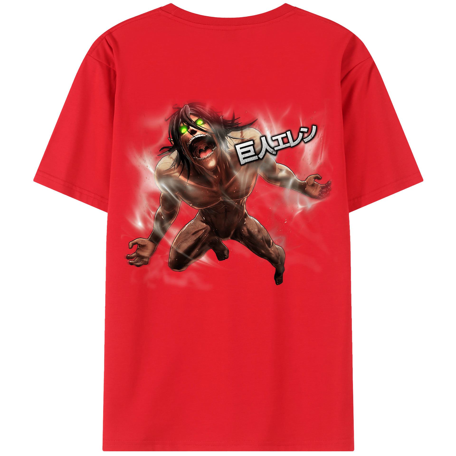 （画像用） 進撃の巨人 Attack on Titan レディース半袖Tシャツ(バックプリント)