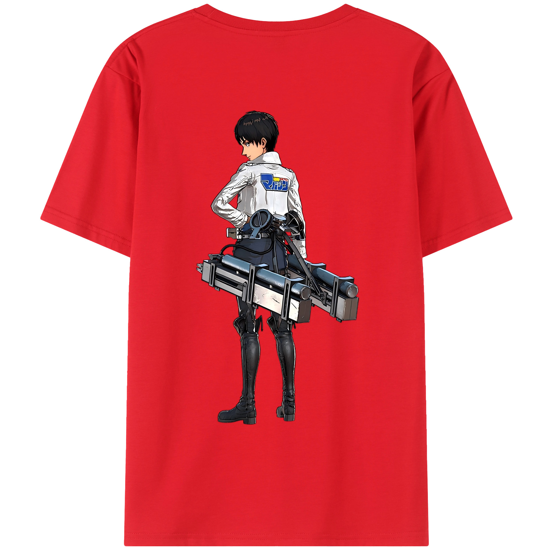 （画像用） 進撃の巨人 エレン･イェーガー Attack on Titan Eren Jäger レディース半袖Tシャツ(バックプリント)