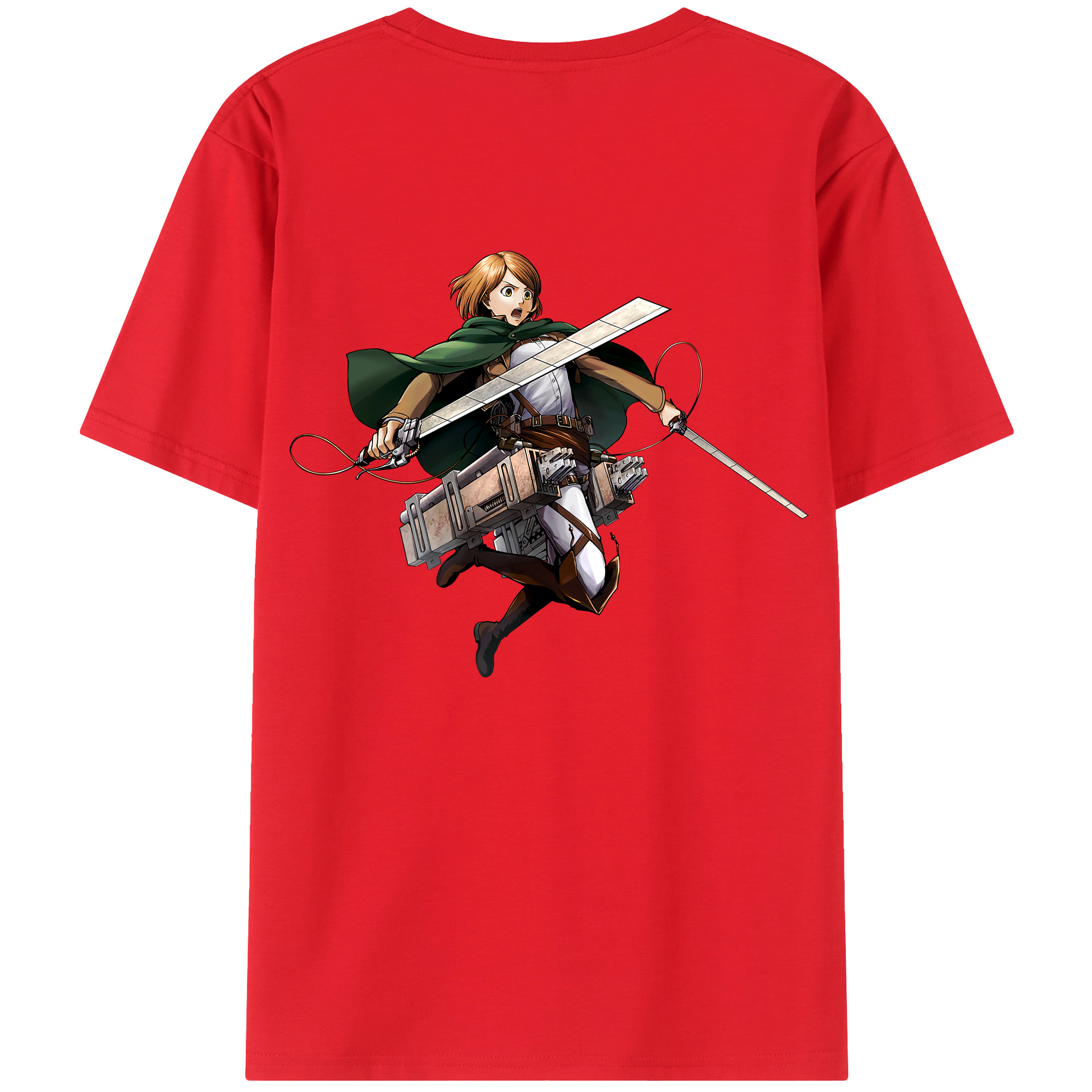 （画像用） 進撃の巨人 ペトラ·ラル Attack on Titan Petra Rall レディース半袖Tシャツ(バックプリント)