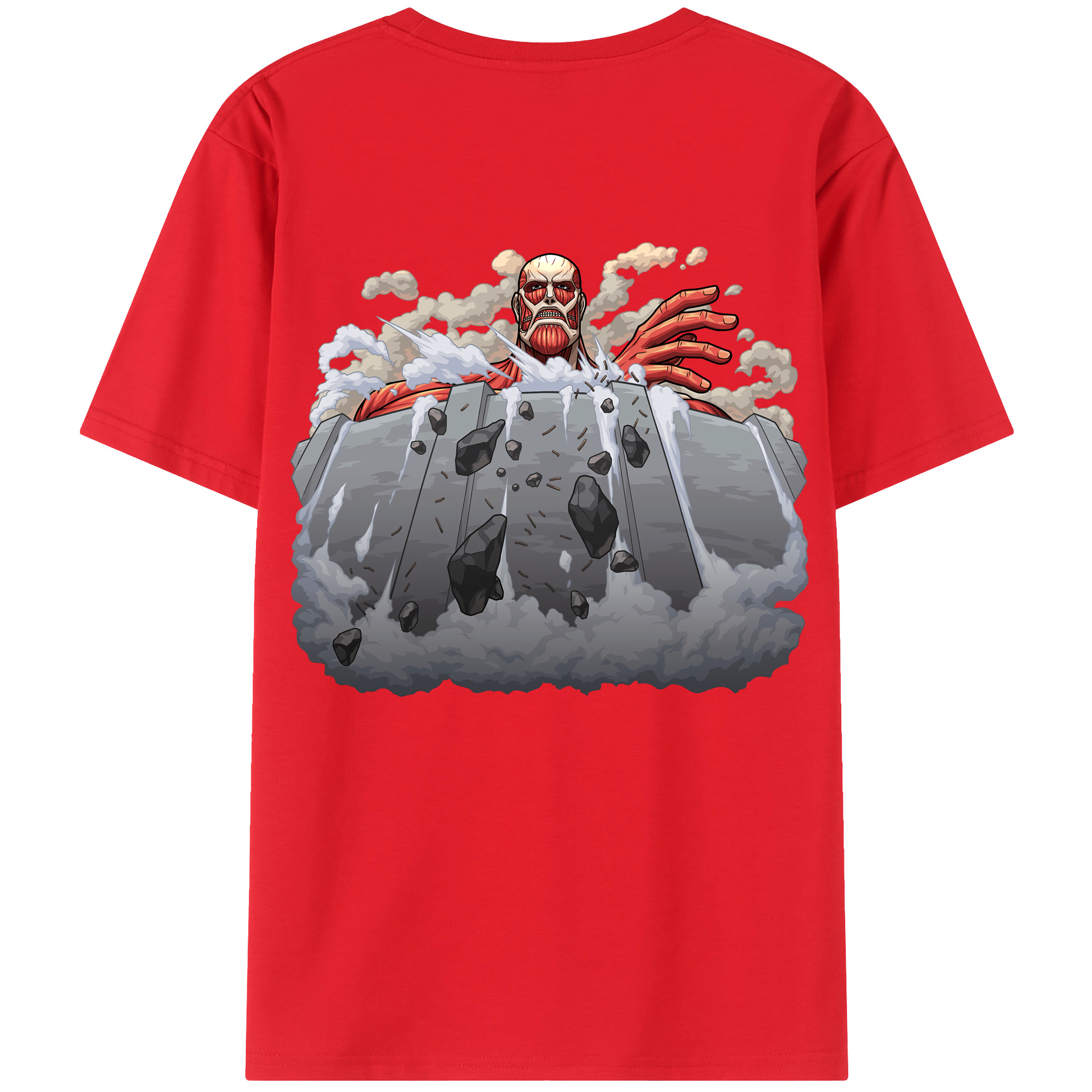 （画像用） 進撃の巨人 Attack on Titan レディース半袖Tシャツ(バックプリント)
