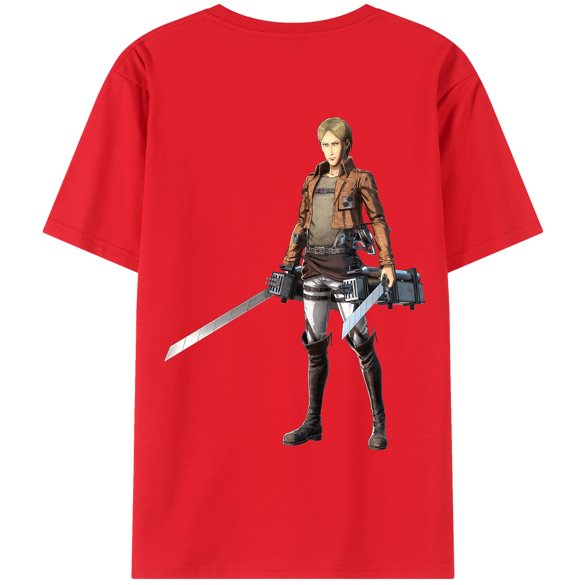 （画像用） 進撃の巨人 Attack on Titan レディース半袖Tシャツ(バックプリント)