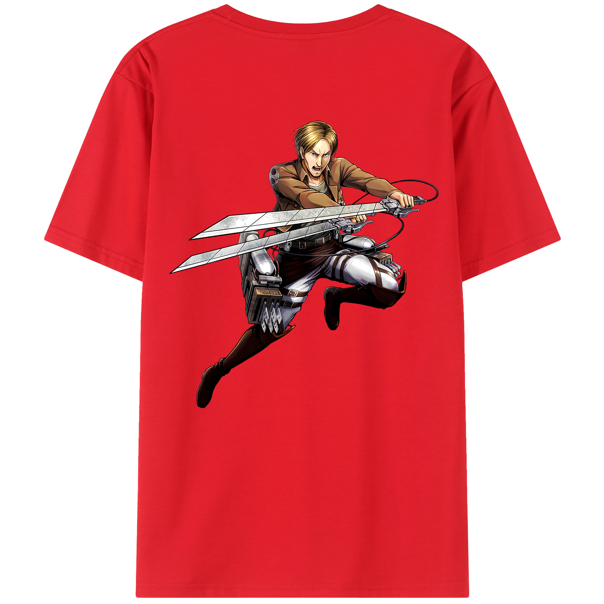 （画像用） 進撃の巨人 Attack on Titan レディース半袖Tシャツ(バックプリント)