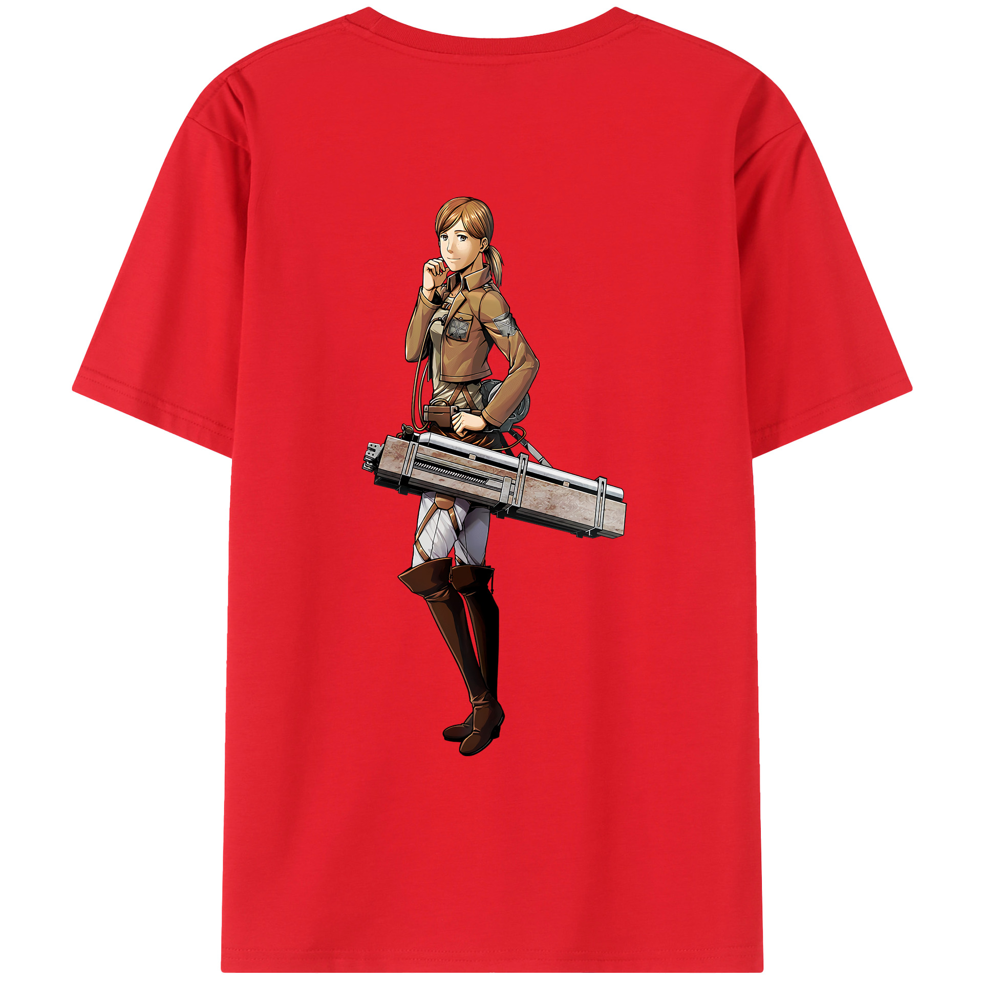 （画像用） 進撃の巨人 Attack on Titan レディース半袖Tシャツ(バックプリント)