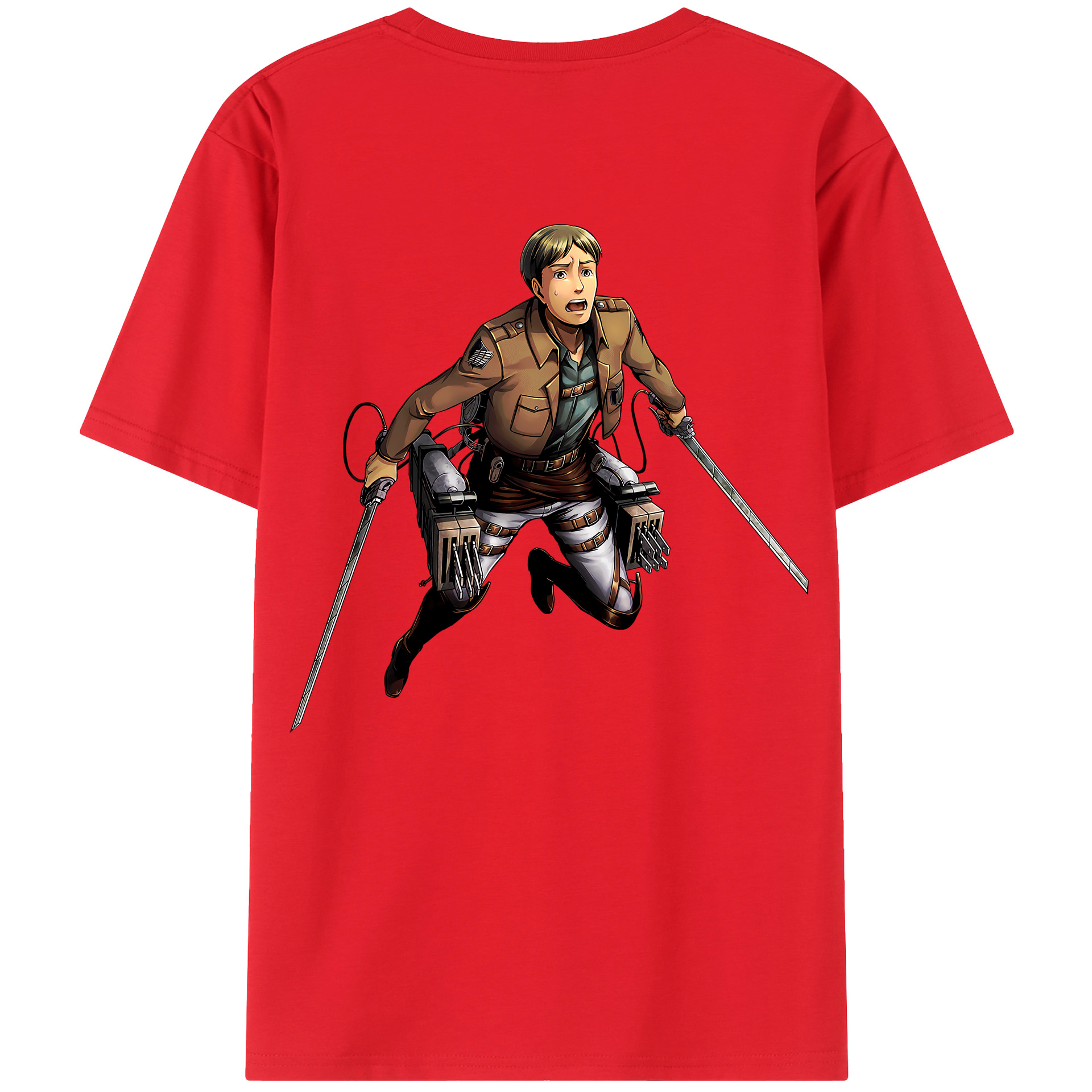 （画像用） 進撃の巨人 Attack on Titan レディース半袖Tシャツ(バックプリント)