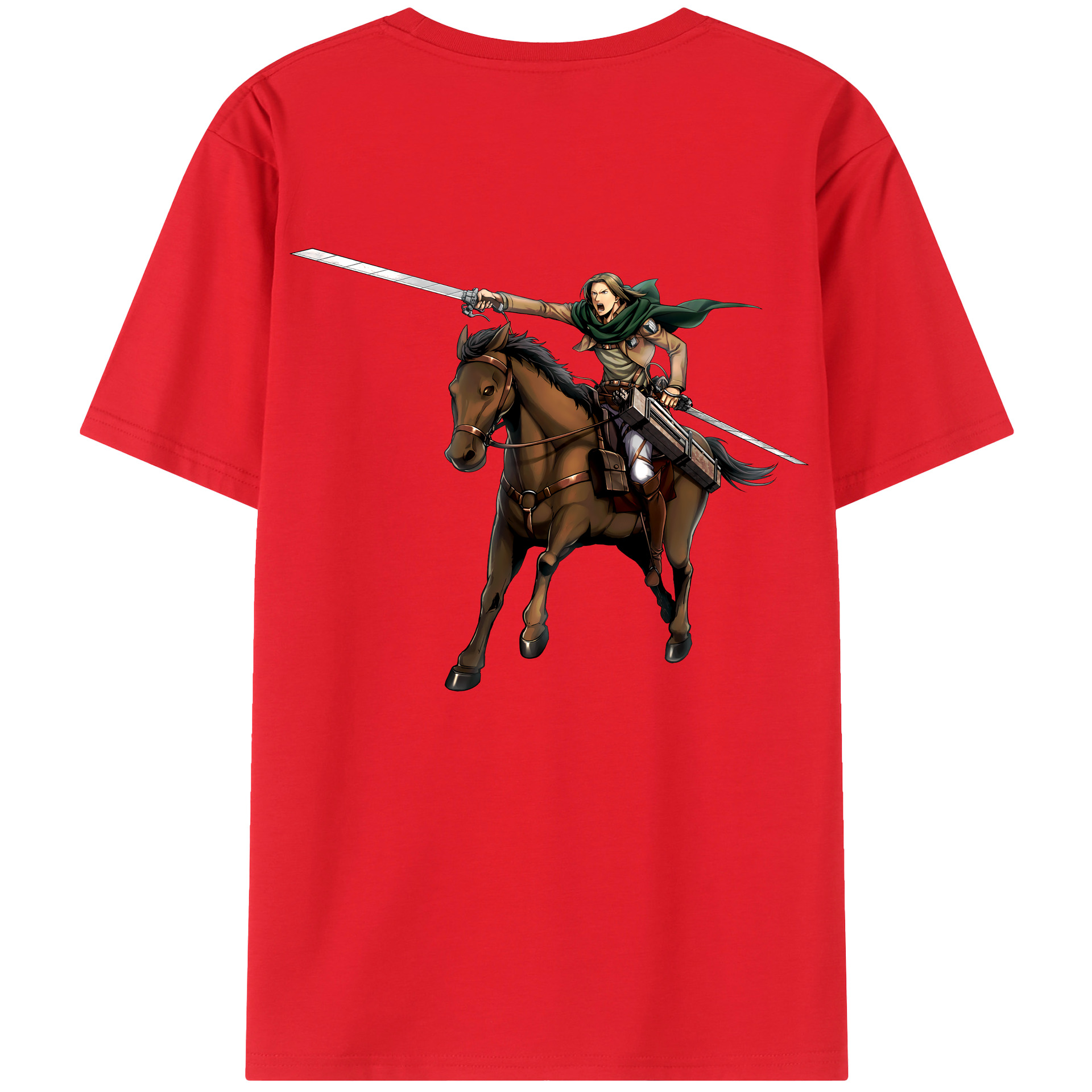 （画像用） 進撃の巨人 Attack on Titan レディース半袖Tシャツ(バックプリント)