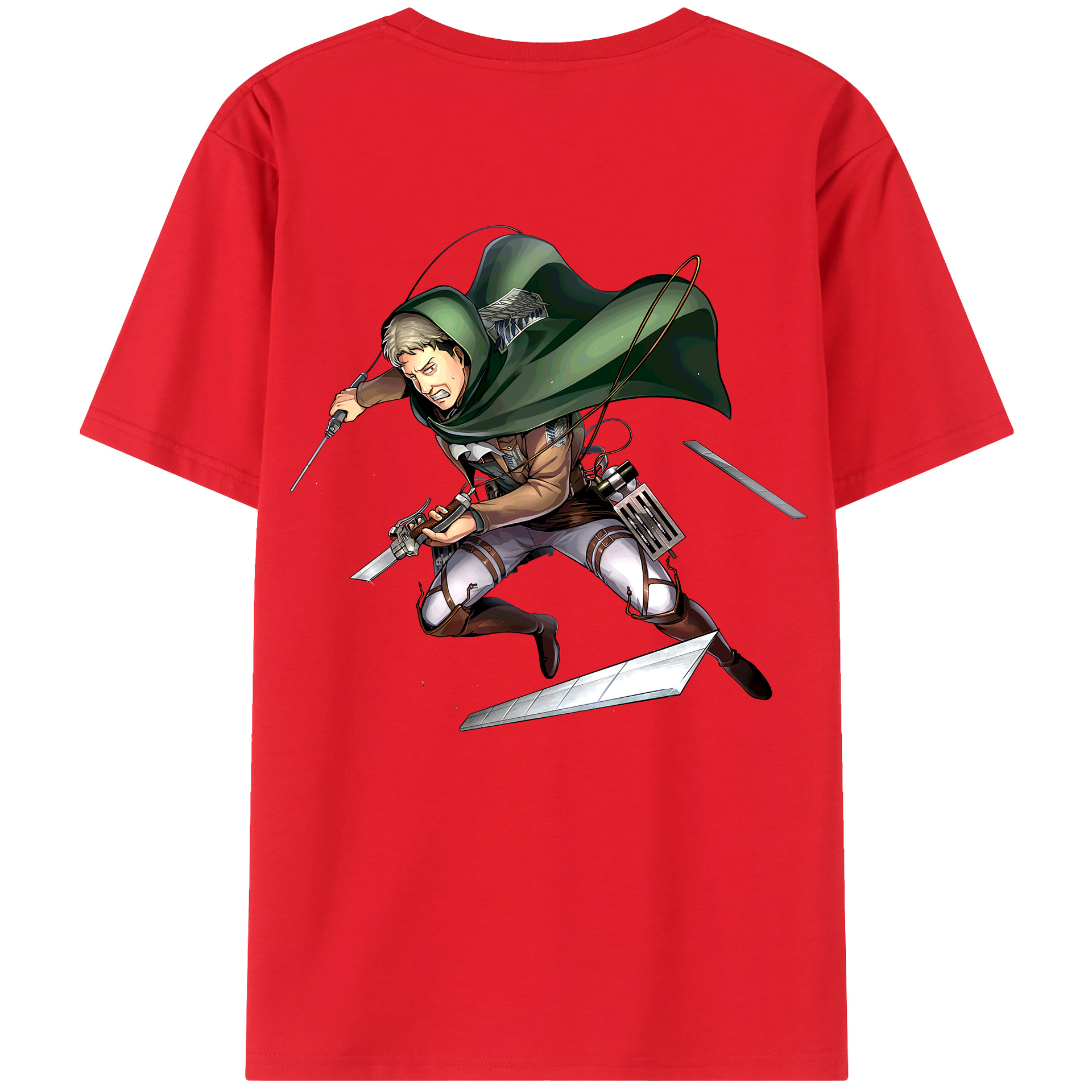 （画像用） 進撃の巨人 Attack on Titan レディース半袖Tシャツ(バックプリント)