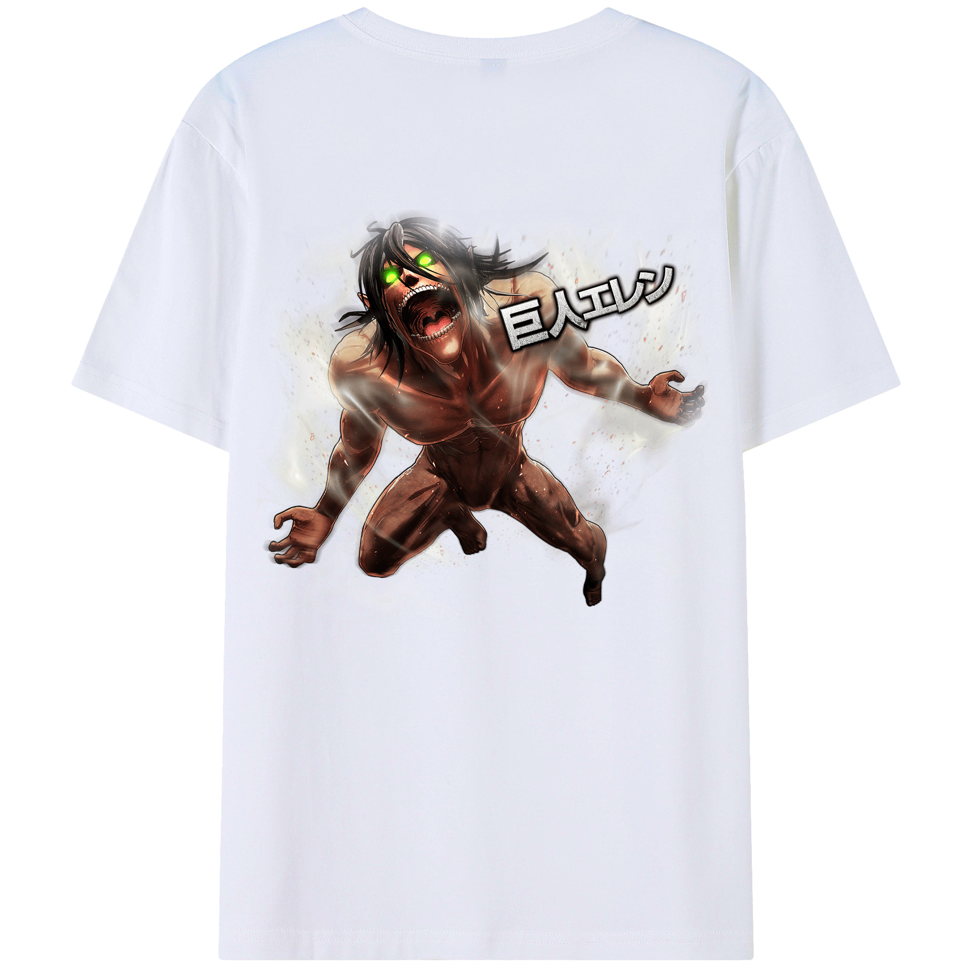 （画像用） 進撃の巨人 Attack on Titan レディース半袖Tシャツ(バックプリント)