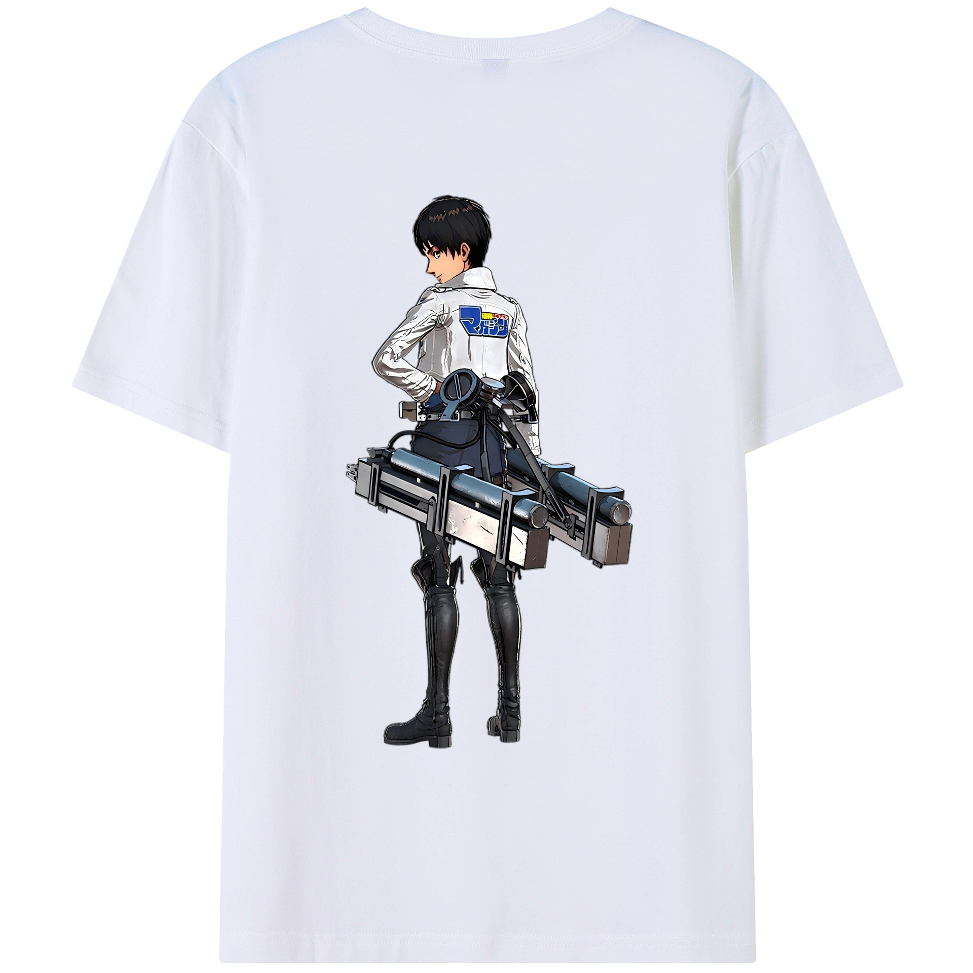 （画像用） 進撃の巨人 エレン･イェーガー Attack on Titan Eren Jäger レディース半袖Tシャツ(バックプリント)