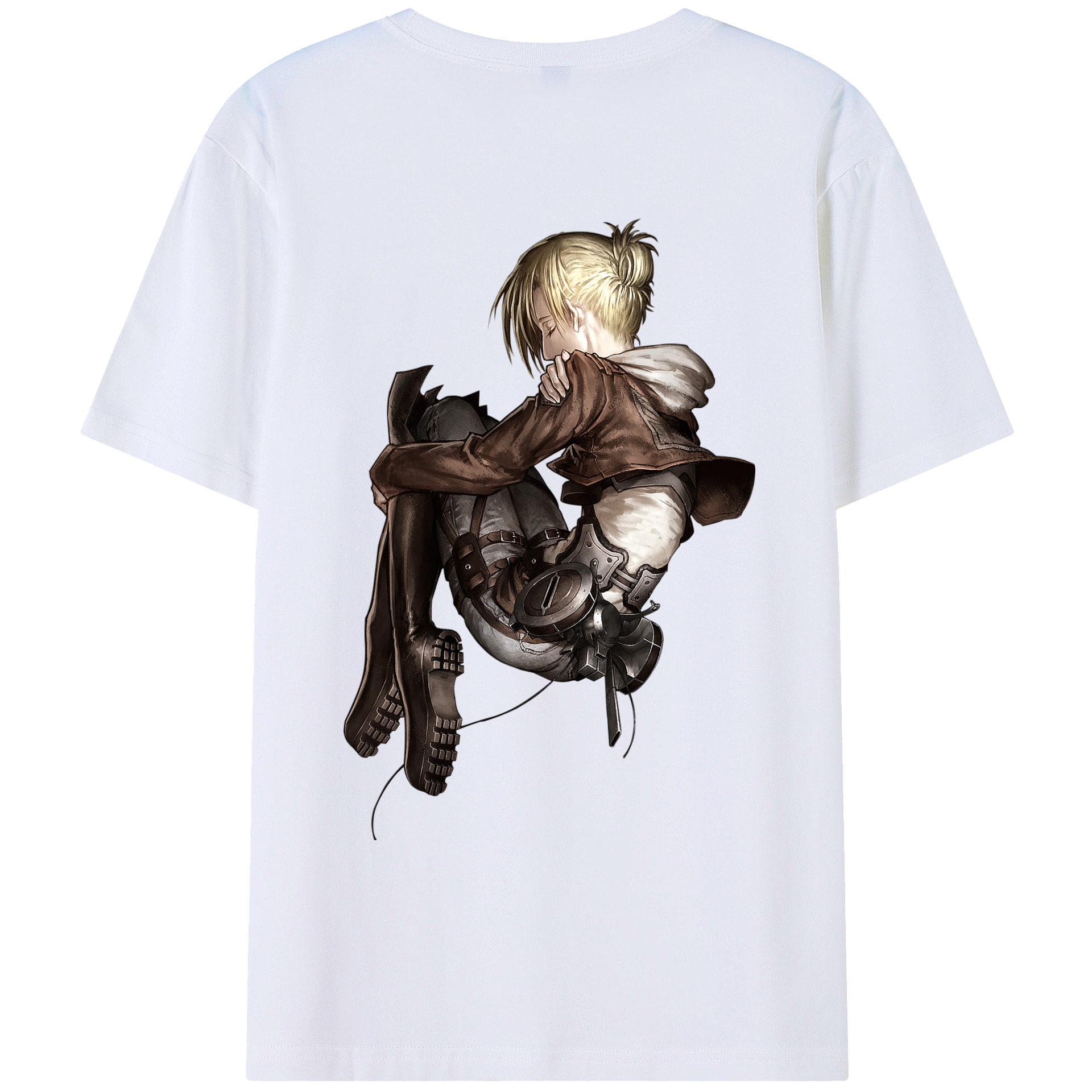 （画像用） 進撃の巨人 アニ・レオンハート Attack on Titan Annie Leonhart レディース半袖Tシャツ(バックプリント)