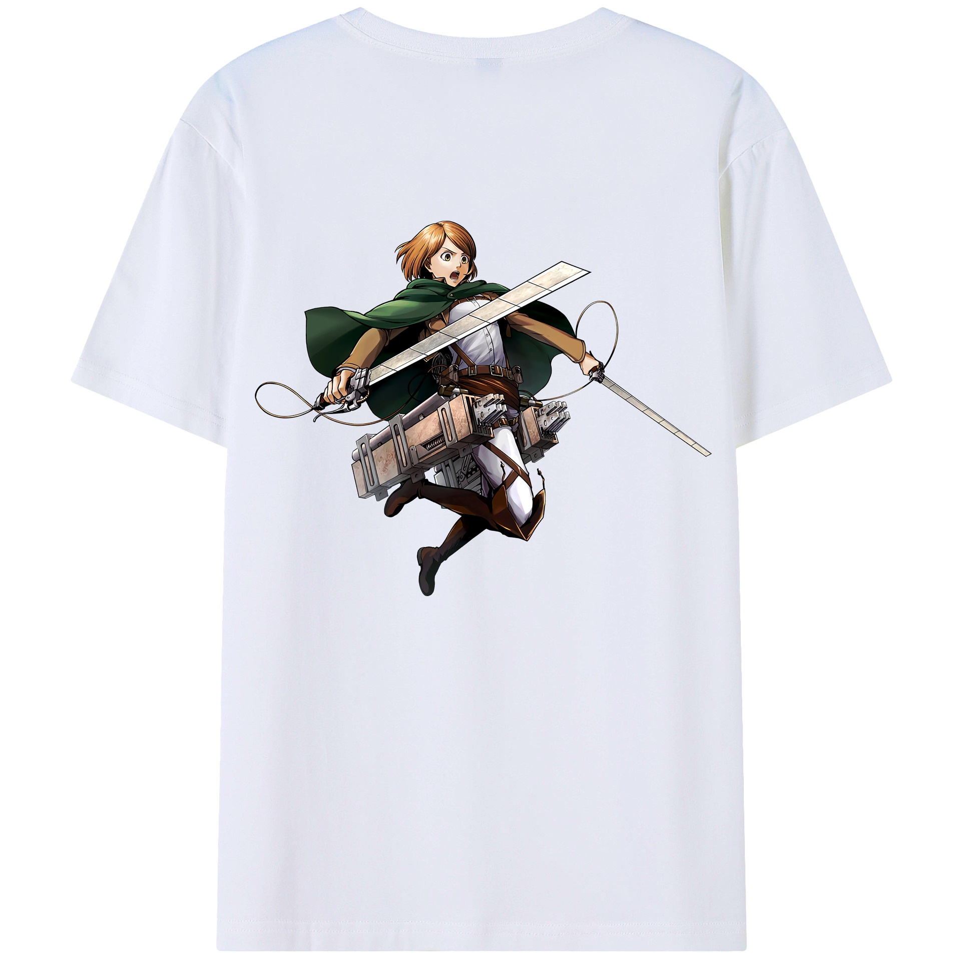 （画像用） 進撃の巨人 ペトラ·ラル Attack on Titan Petra Rall レディース半袖Tシャツ(バックプリント)
