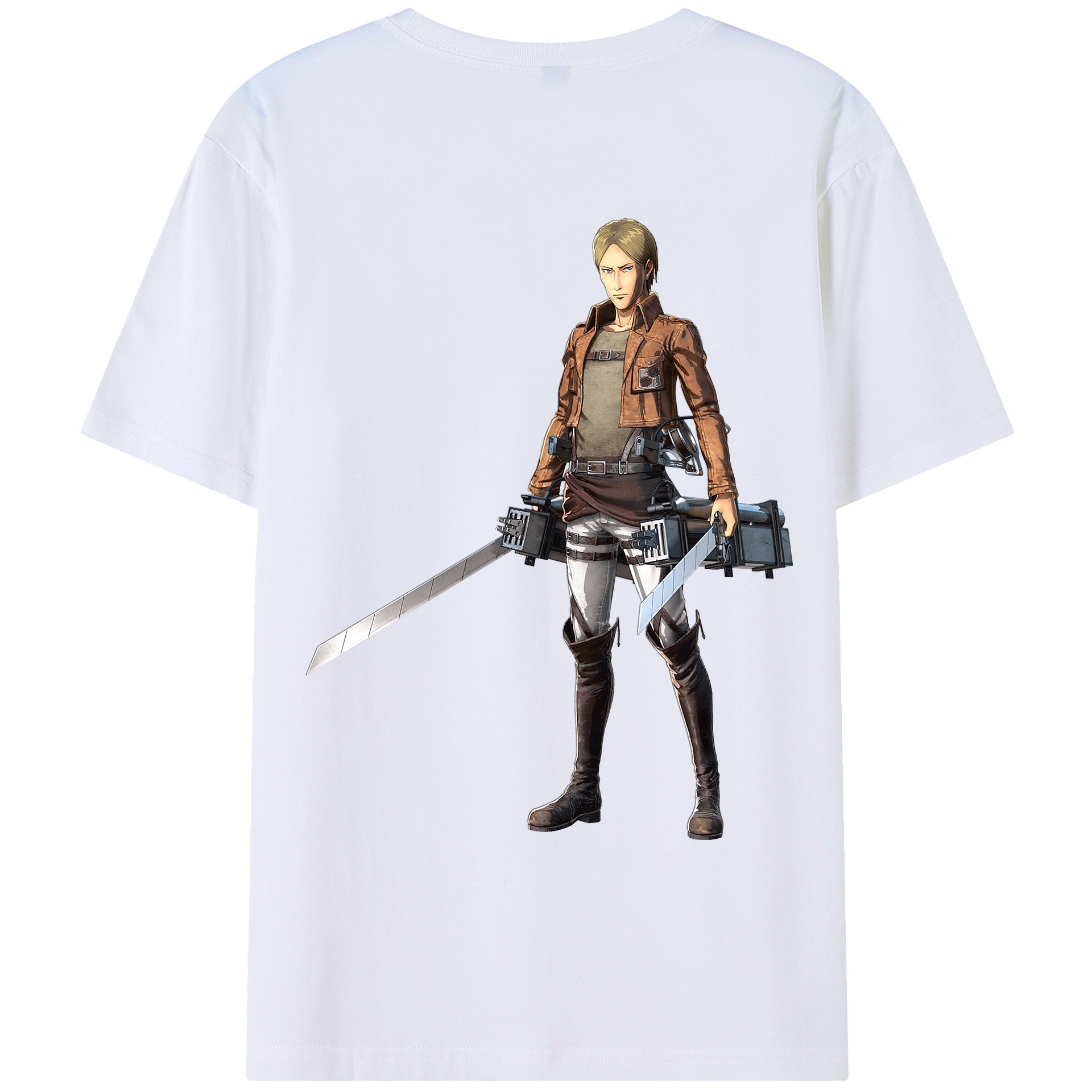（画像用） 進撃の巨人 Attack on Titan レディース半袖Tシャツ(バックプリント)