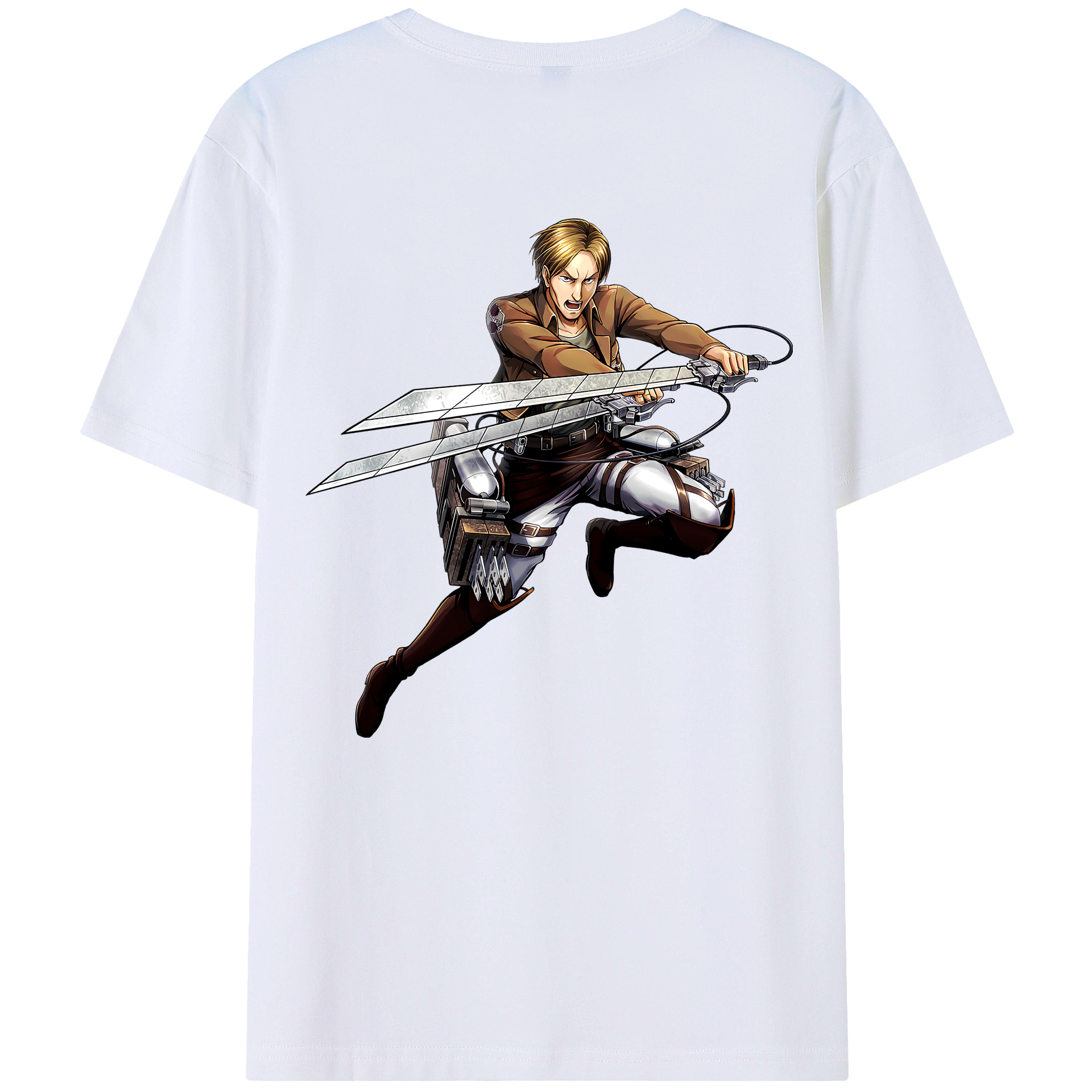 （画像用） 進撃の巨人 Attack on Titan レディース半袖Tシャツ(バックプリント)