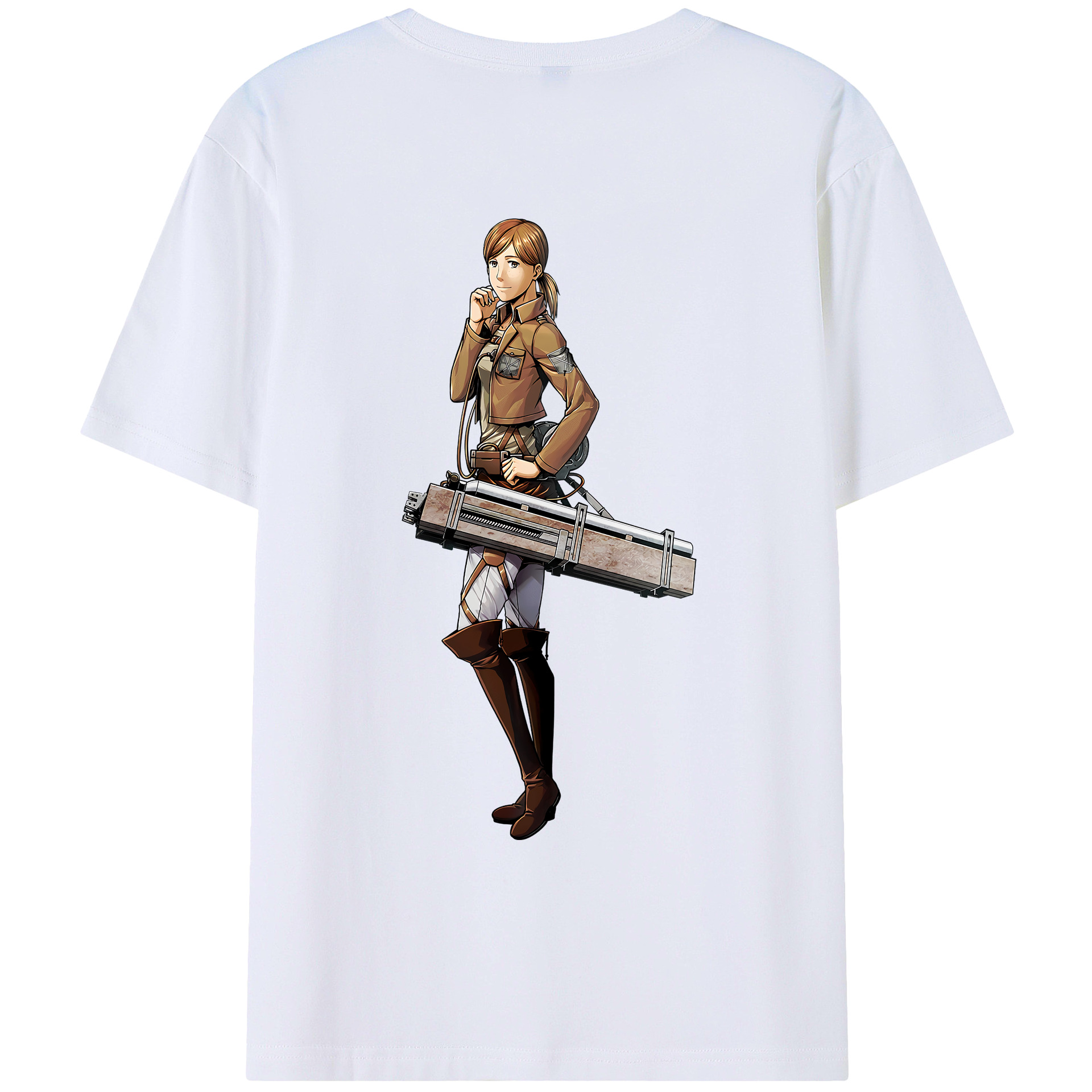 （画像用） 進撃の巨人 Attack on Titan レディース半袖Tシャツ(バックプリント)