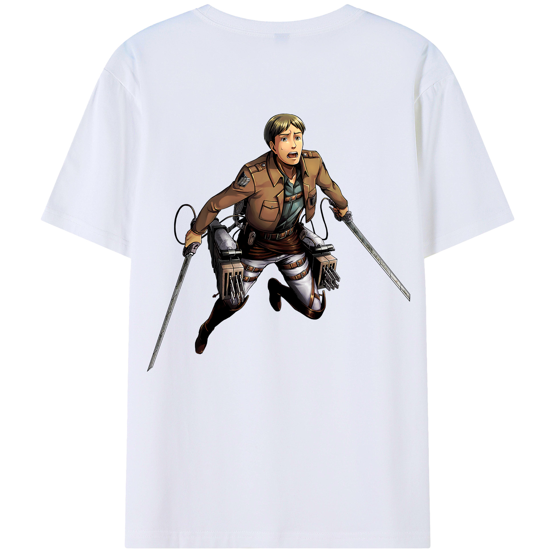 （画像用） 進撃の巨人 Attack on Titan レディース半袖Tシャツ(バックプリント)