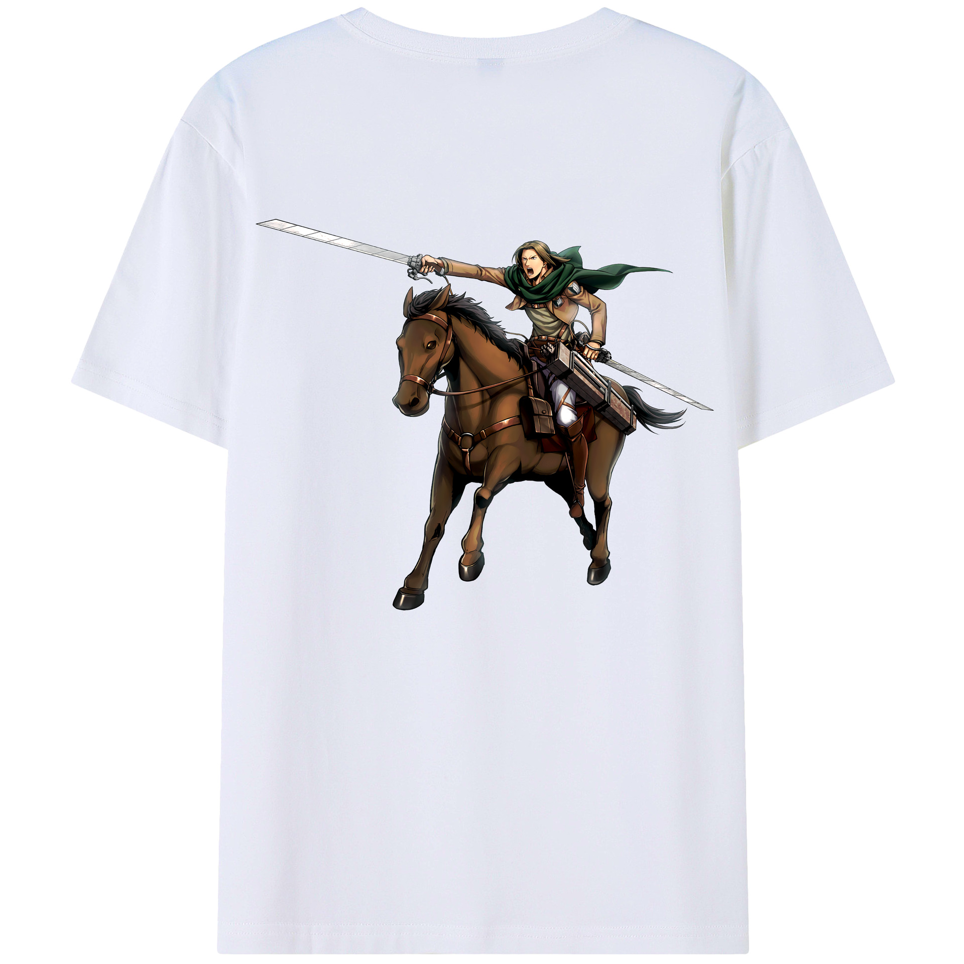 （画像用） 進撃の巨人 Attack on Titan レディース半袖Tシャツ(バックプリント)