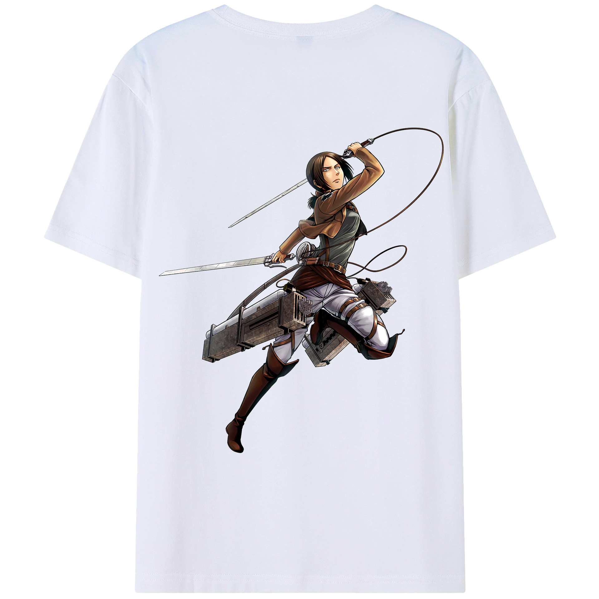 （画像用） 進撃の巨人 Attack on Titan レディース半袖Tシャツ(バックプリント)