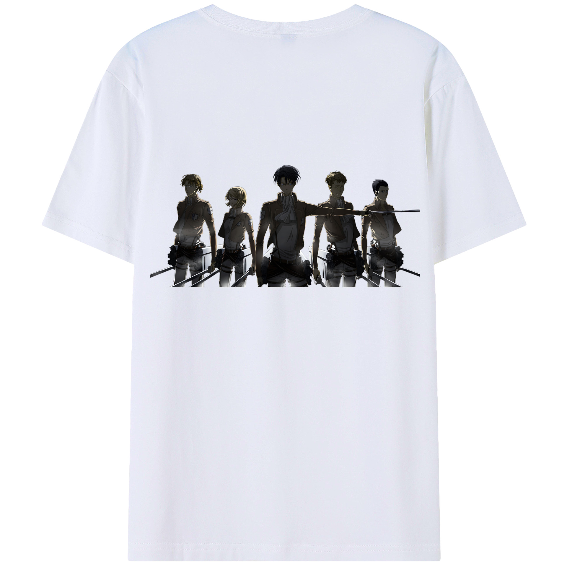 （画像用） 進撃の巨人 Attack on Titan レディース半袖Tシャツ(バックプリント)