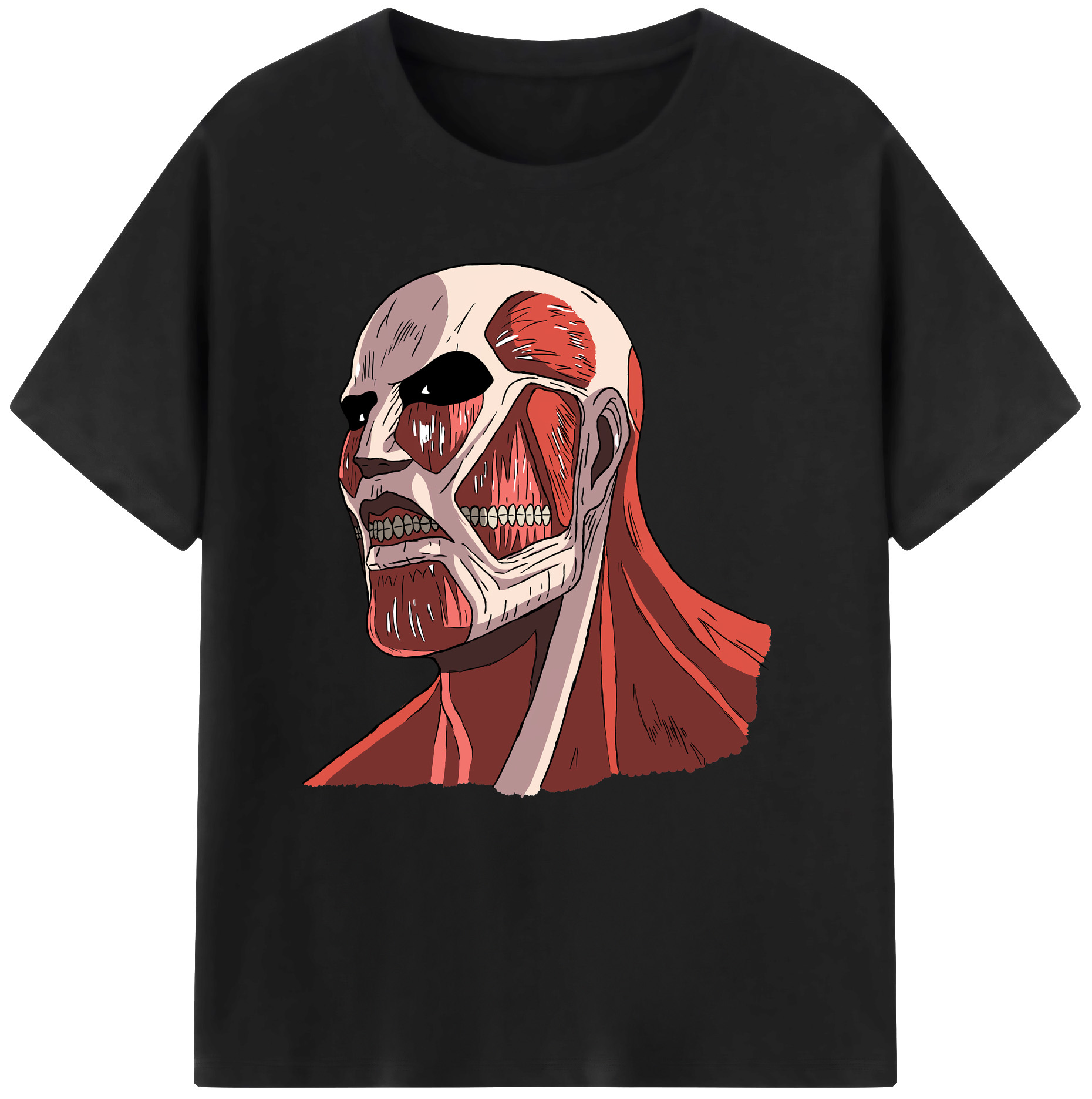 （画像用） 進撃の巨人 Attack on Titan レディースカジュアルプリントTシャツ（綿100％）