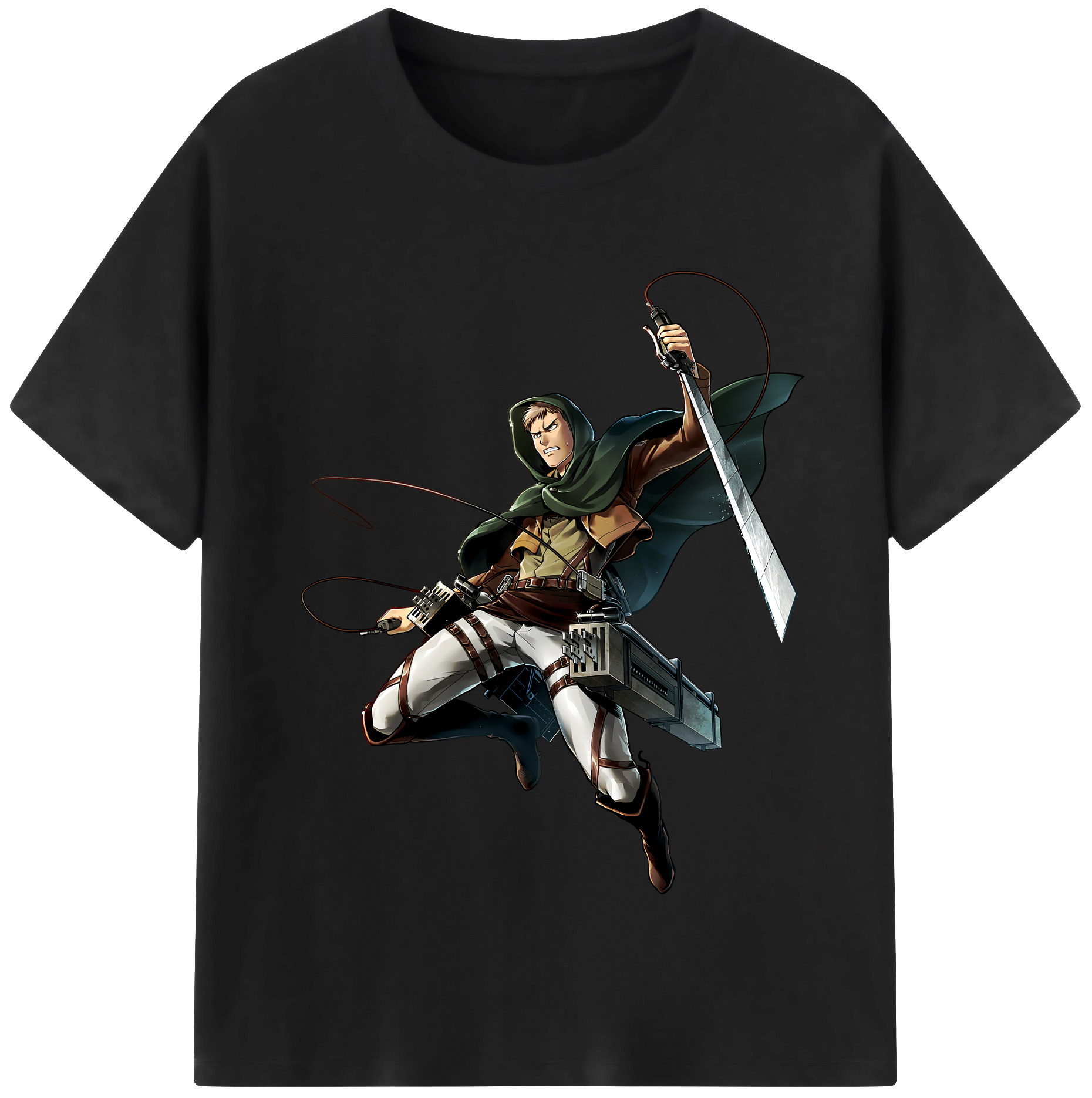 （画像用） 進撃の巨人 Attack on Titan レディースカジュアルプリントTシャツ（綿100％）