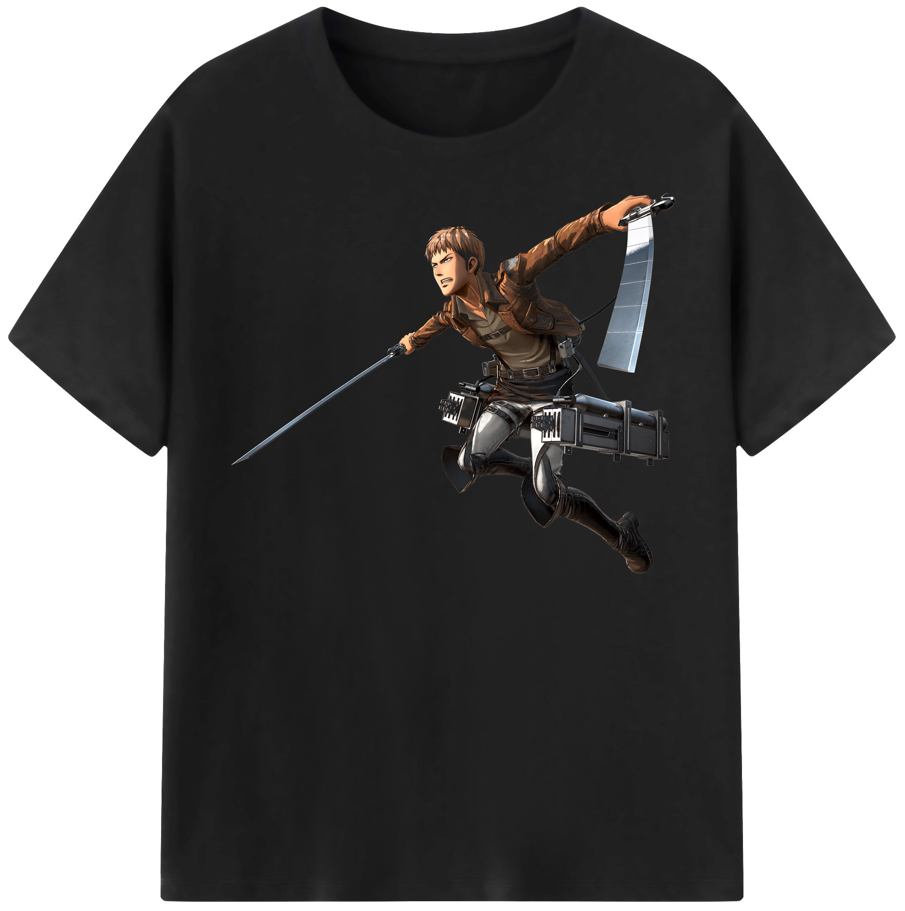 （画像用） 進撃の巨人 ジャン・キルシュタイン Attack on Titan Jean Kirstein レディースカジュアルプリントTシャツ（綿100％）