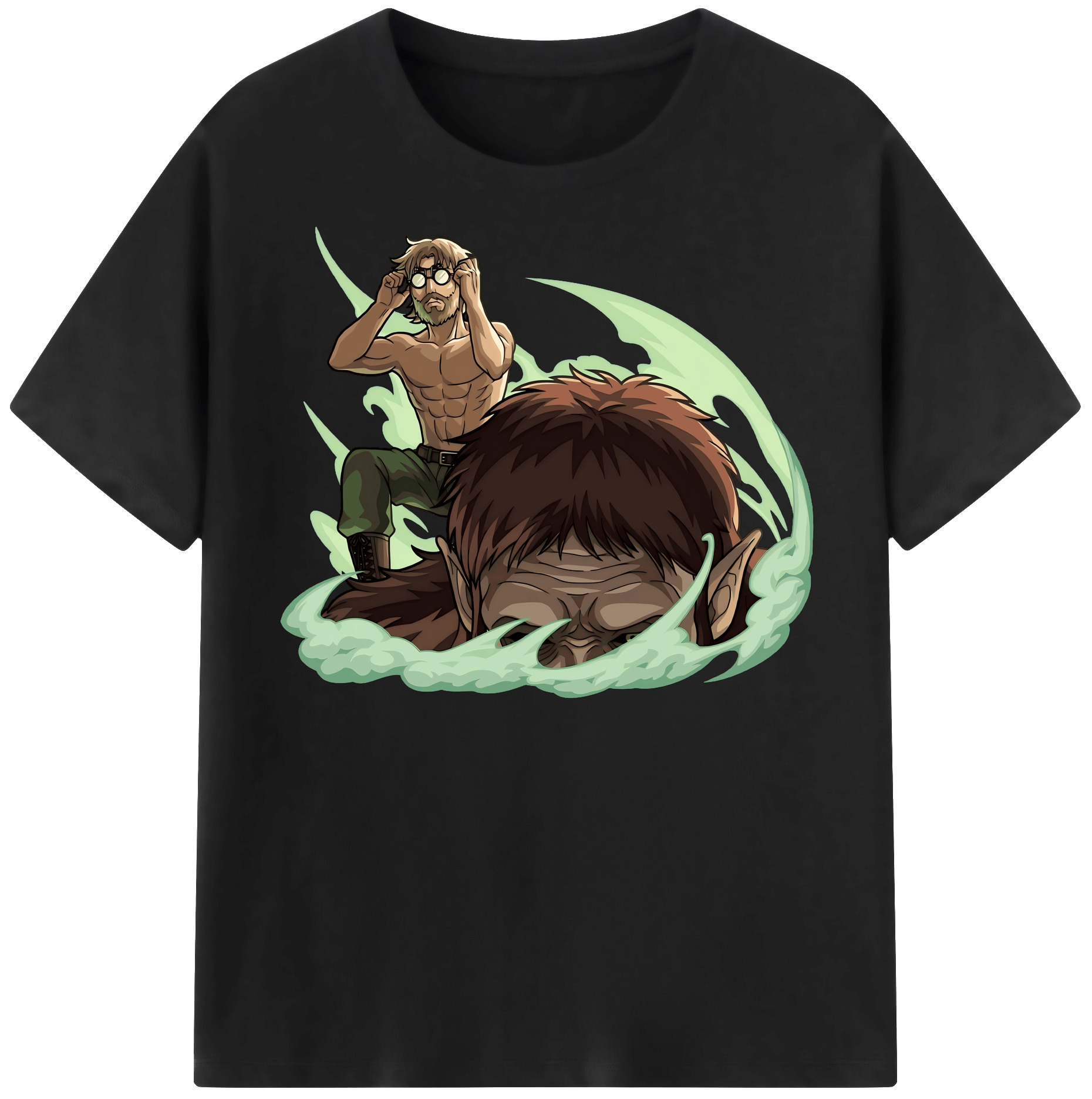 （画像用） 進撃の巨人 Attack on Titan レディースカジュアルプリントTシャツ（綿100％）