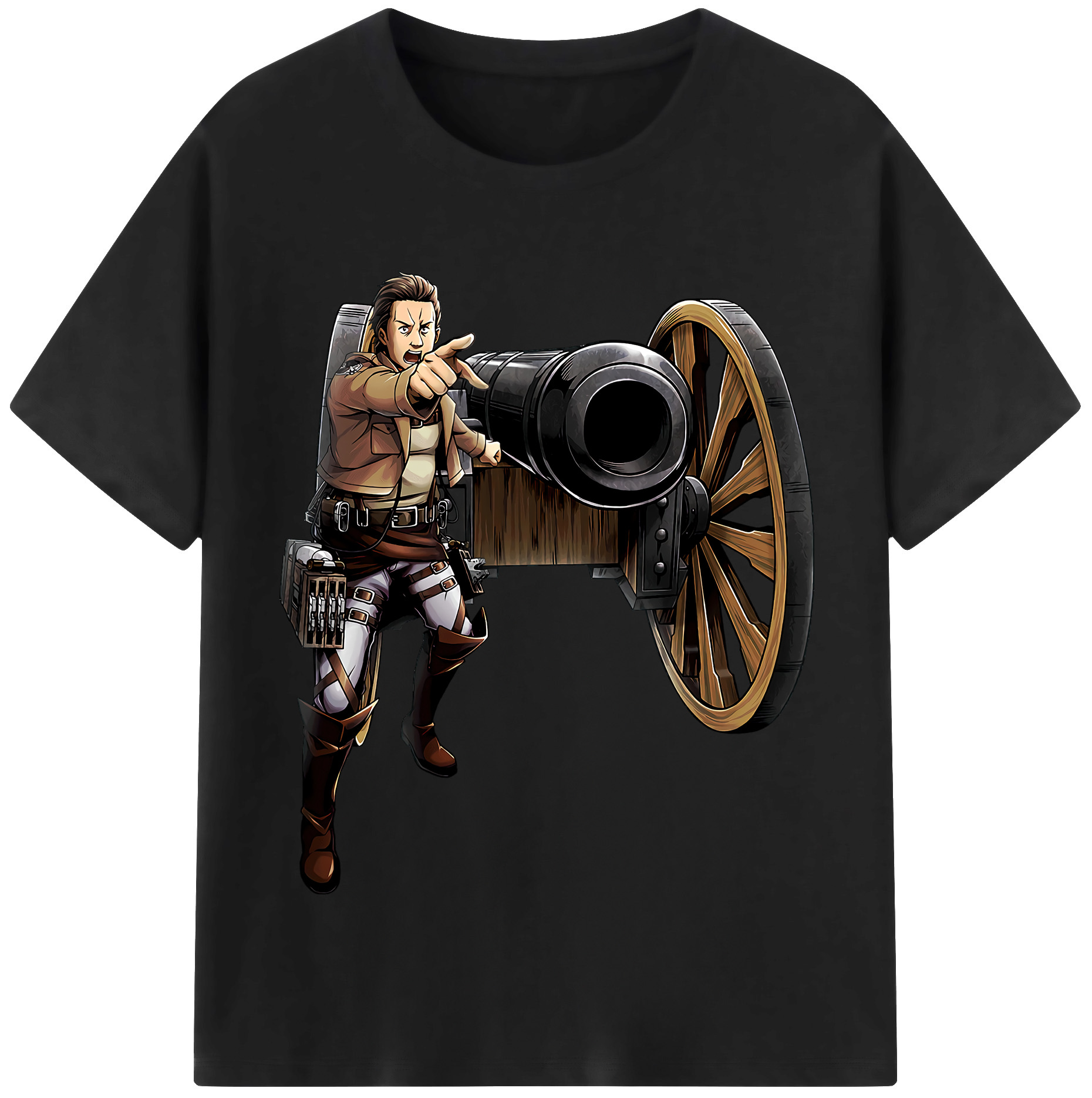 （画像用） 進撃の巨人 Attack on Titan レディースカジュアルプリントTシャツ（綿100％）