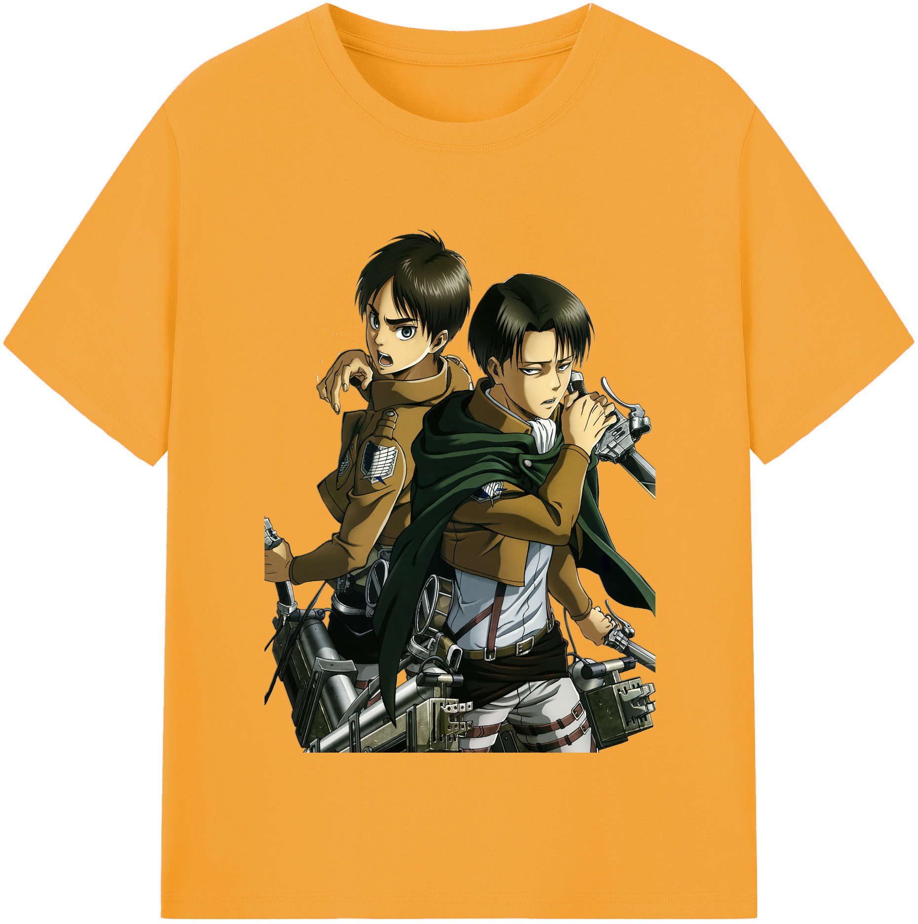 （画像用） 進撃の巨人 リヴァイ·アッカーマン Attack on Titan Levi Ackerman レディースカジュアルプリントTシャツ（綿100％）