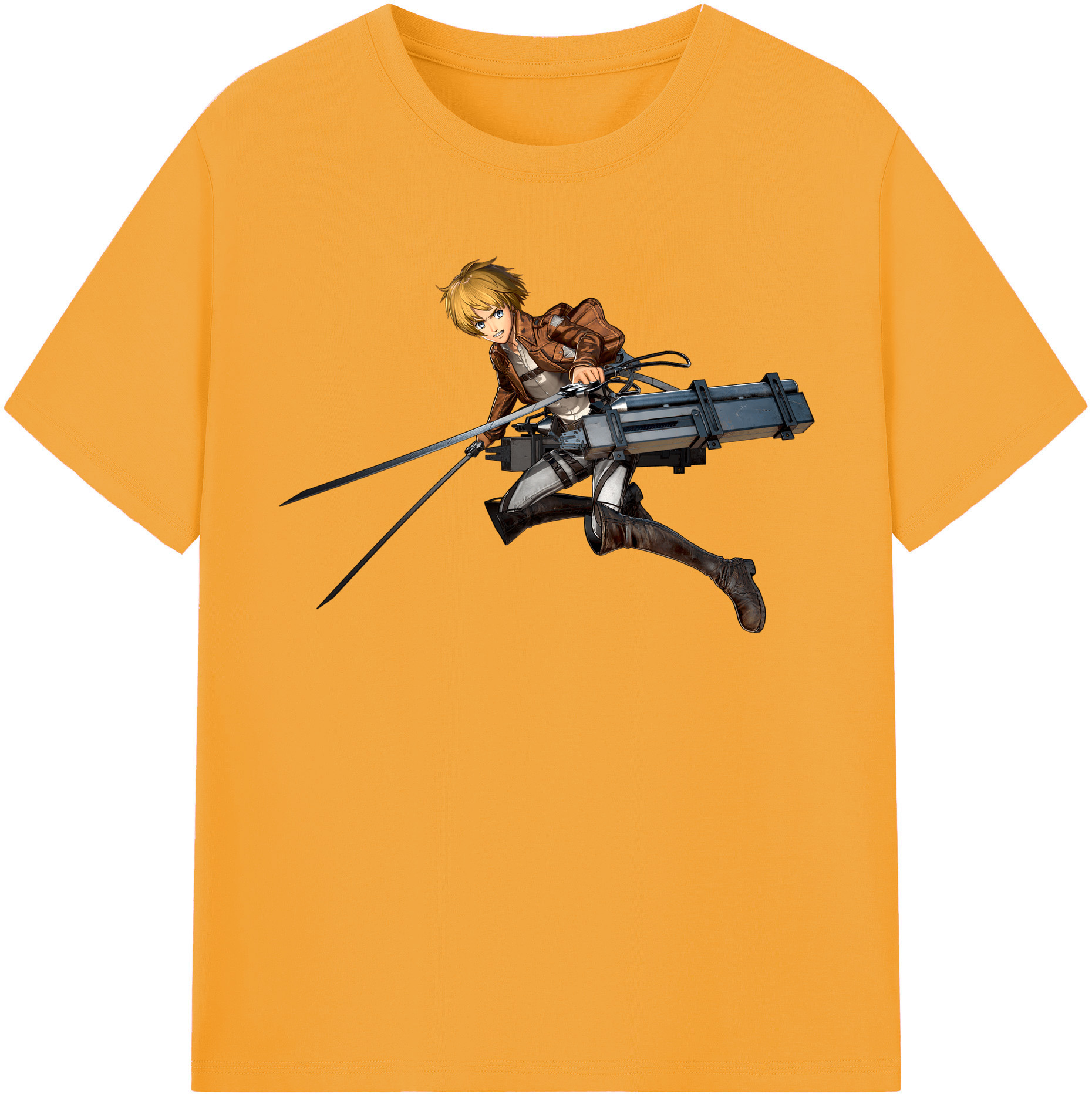 （画像用） 進撃の巨人 アルミン·アルレルト Attack on Titan Armin Arlert レディースカジュアルプリントTシャツ（綿100％）