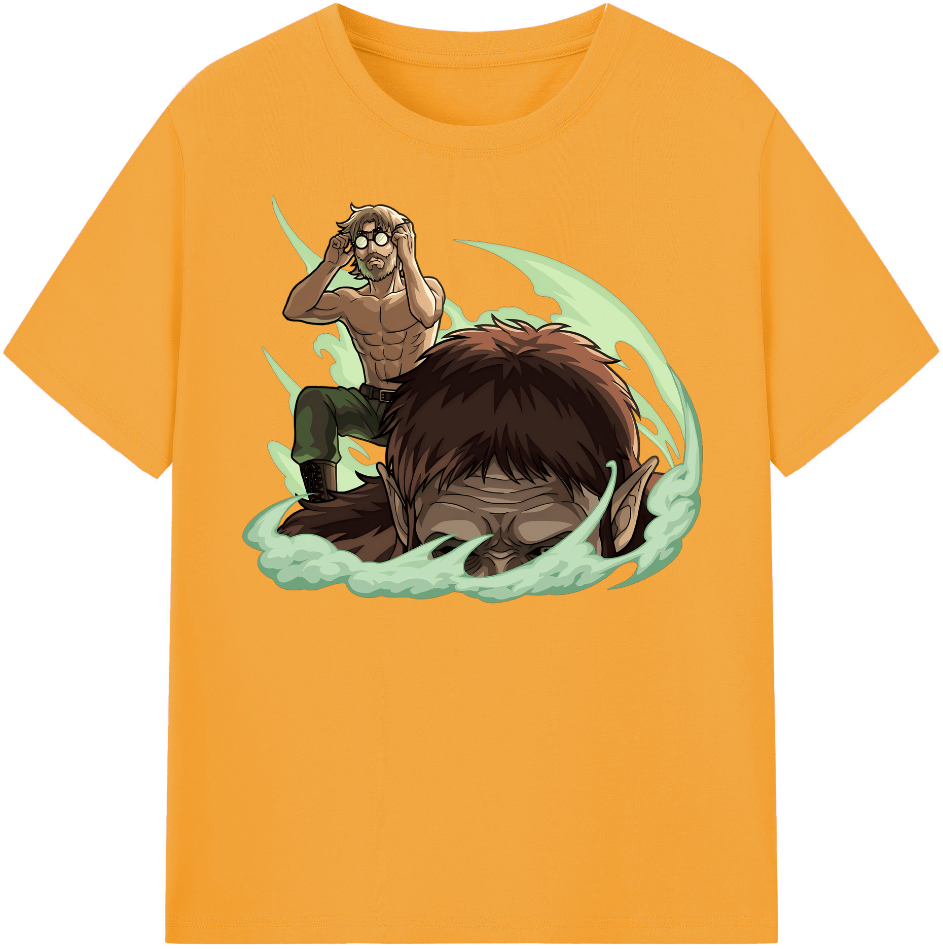 （画像用） 進撃の巨人 Attack on Titan レディースカジュアルプリントTシャツ（綿100％）