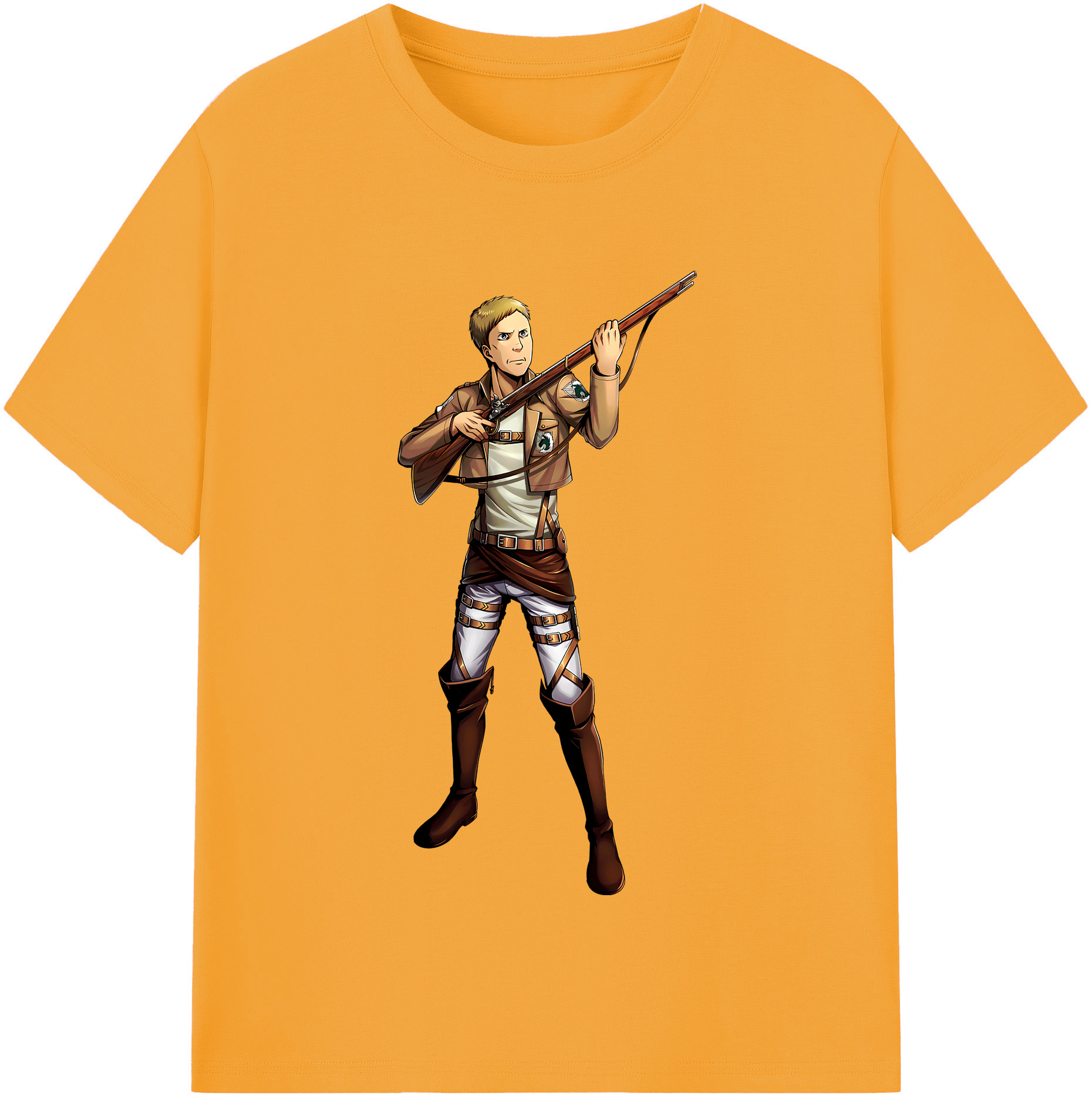 （画像用） 進撃の巨人 Attack on Titan レディースカジュアルプリントTシャツ（綿100％）