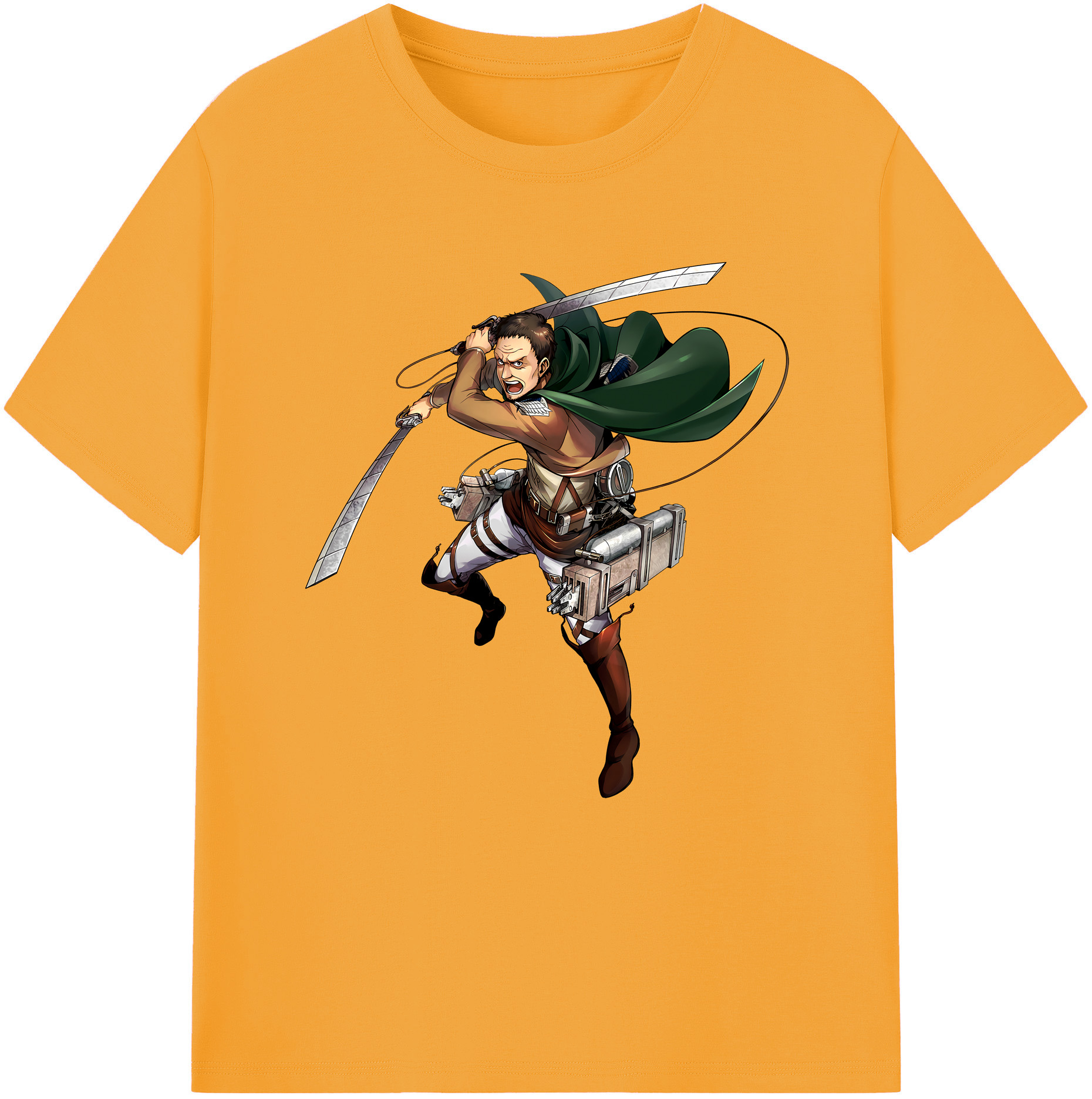 （画像用） 進撃の巨人 Attack on Titan レディースカジュアルプリントTシャツ（綿100％）