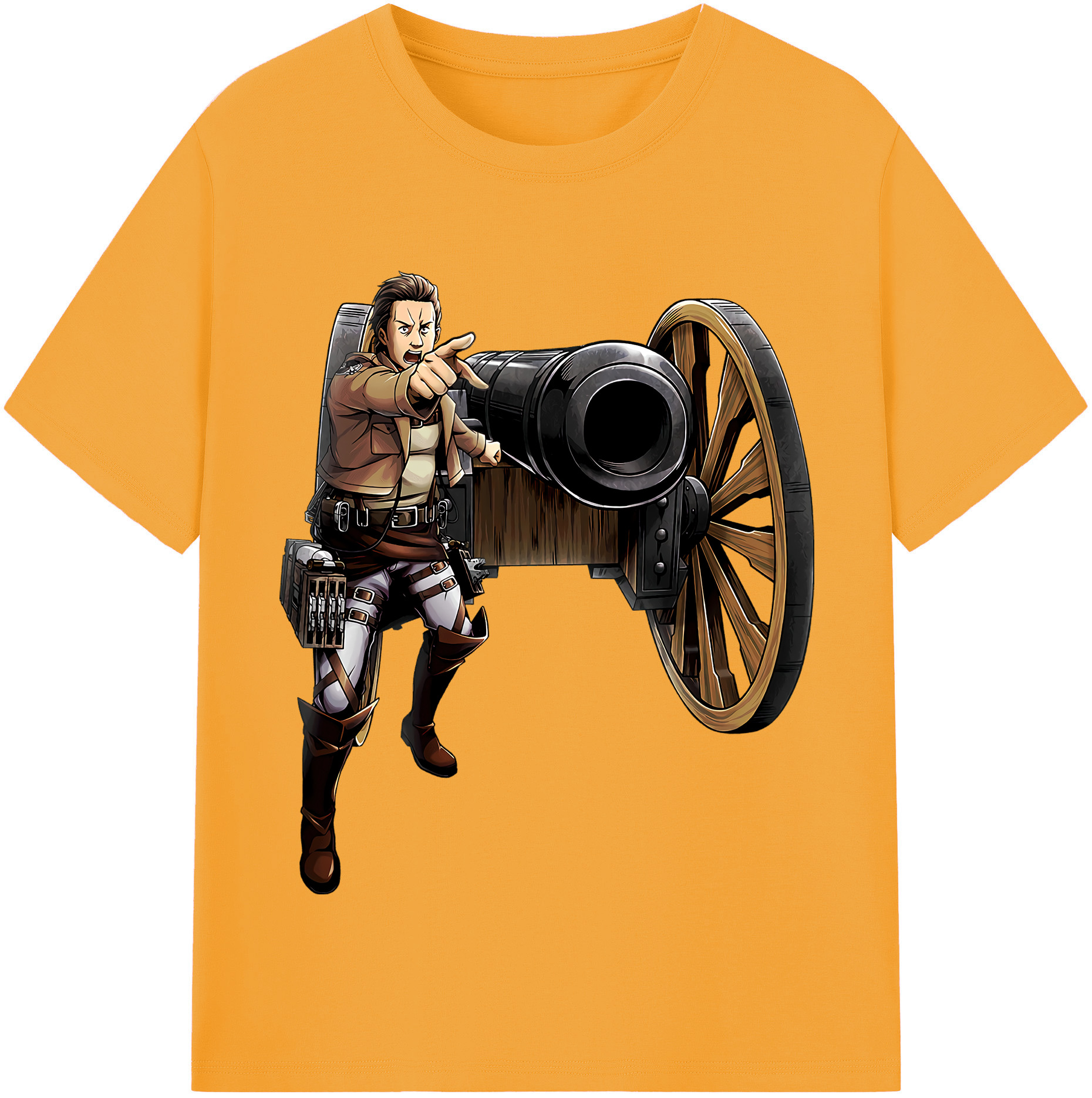 （画像用） 進撃の巨人 Attack on Titan レディースカジュアルプリントTシャツ（綿100％）
