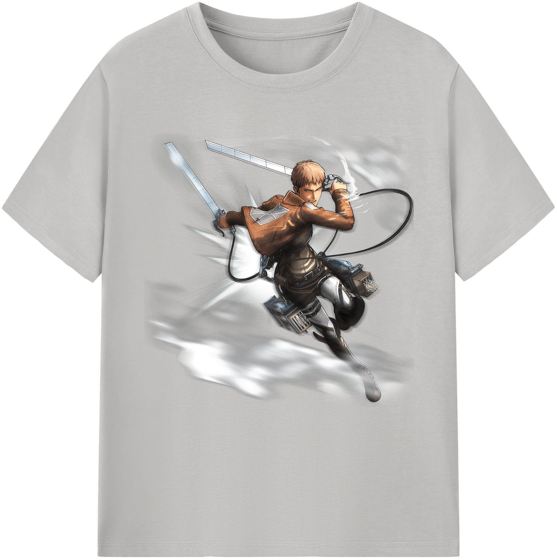 （画像用） 進撃の巨人 ジャン・キルシュタイン Attack on Titan Jean Kirstein レディースカジュアルプリントTシャツ（綿100％）