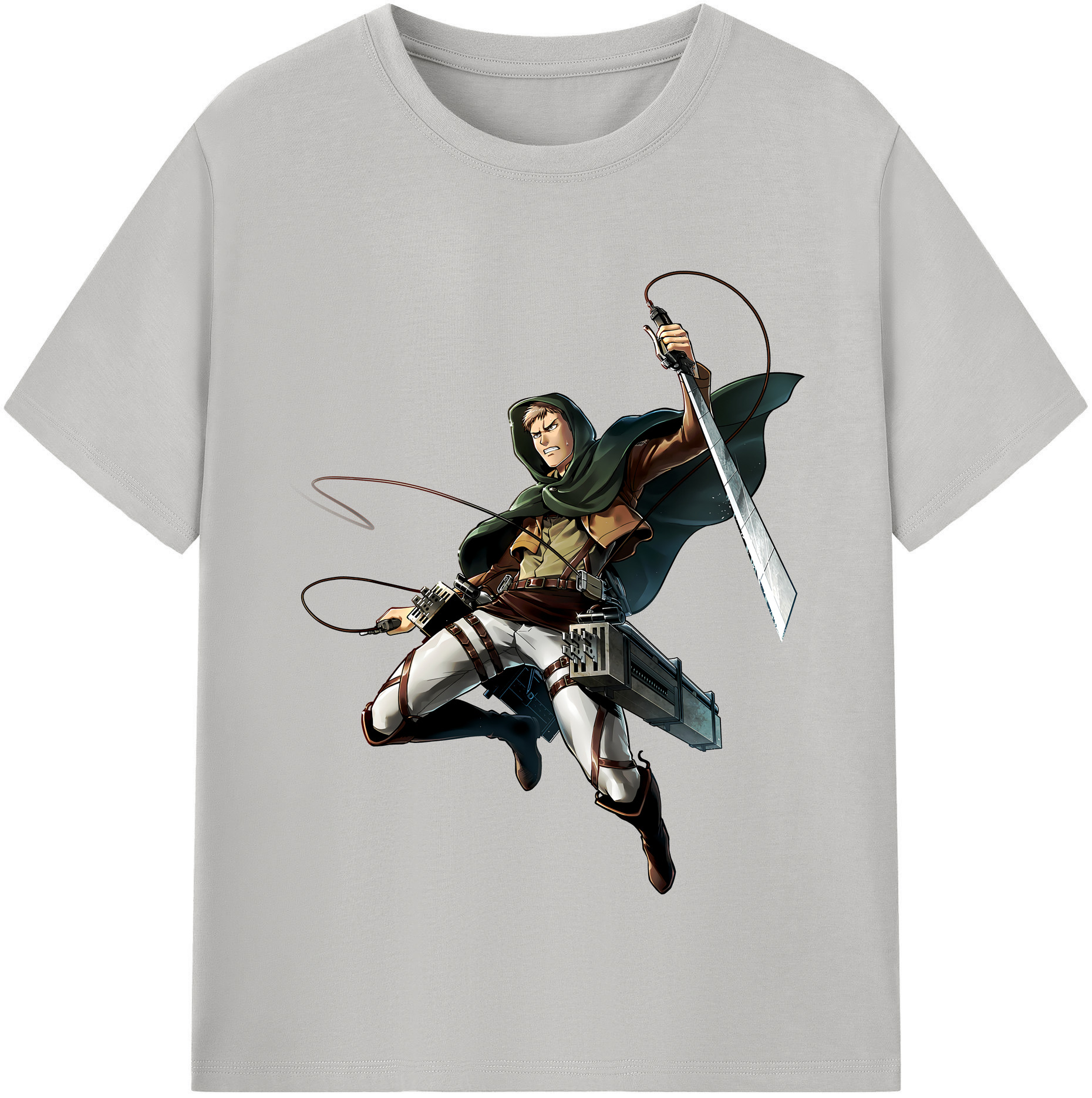（画像用） 進撃の巨人 Attack on Titan レディースカジュアルプリントTシャツ（綿100％）