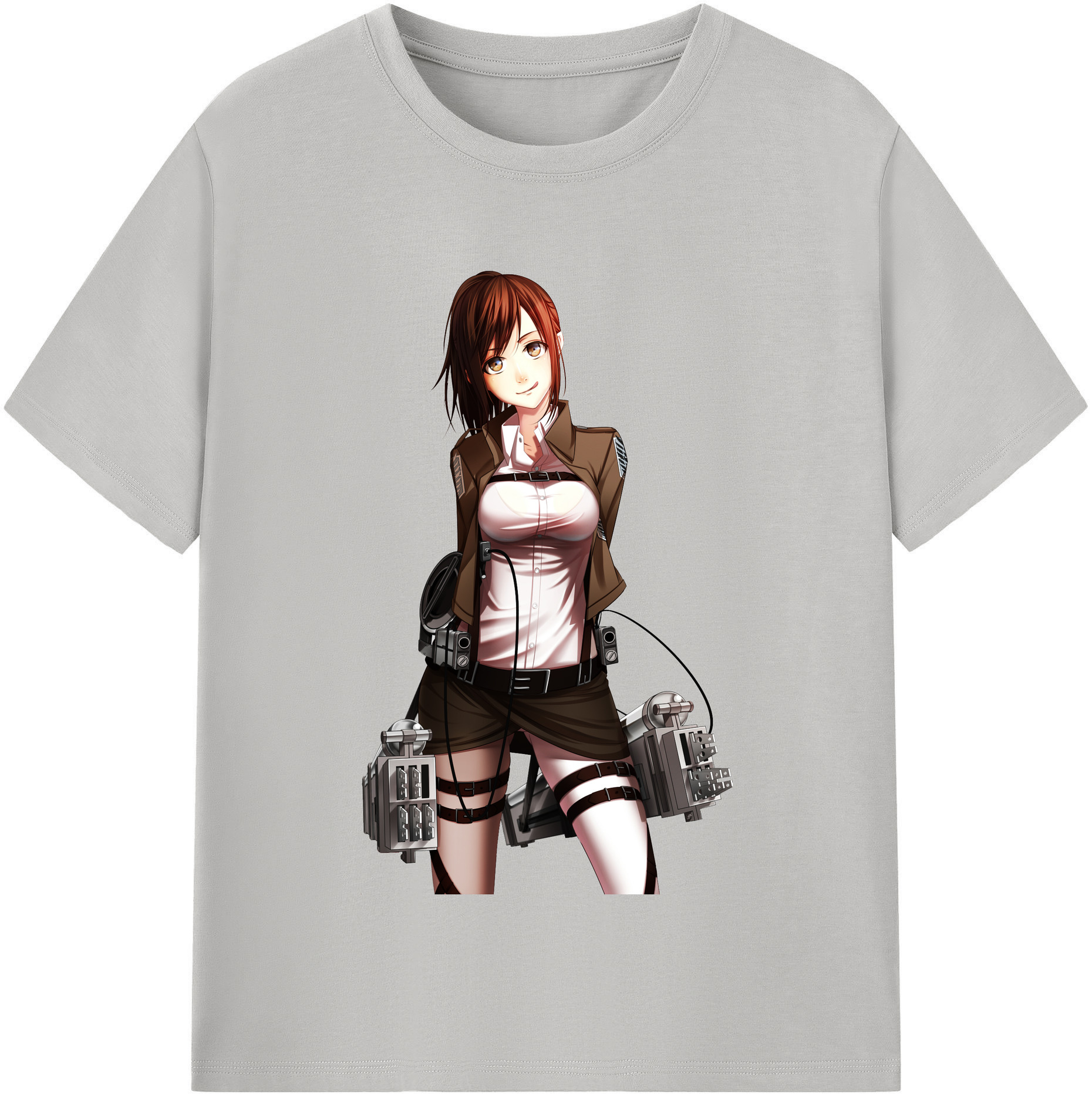 （画像用） 進撃の巨人 サシャ·ブラウス Attack on Titan Sasha Blaus レディースカジュアルプリントTシャツ（綿100％）
