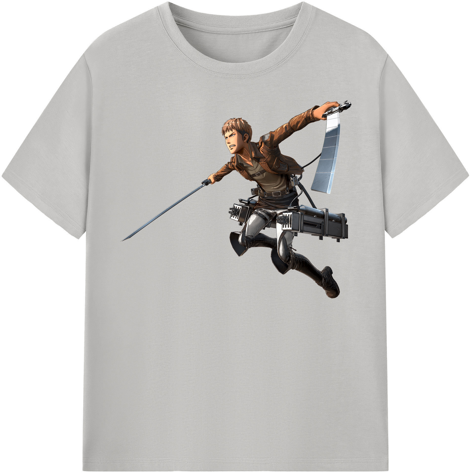 （画像用） 進撃の巨人 ジャン・キルシュタイン Attack on Titan Jean Kirstein レディースカジュアルプリントTシャツ（綿100％）
