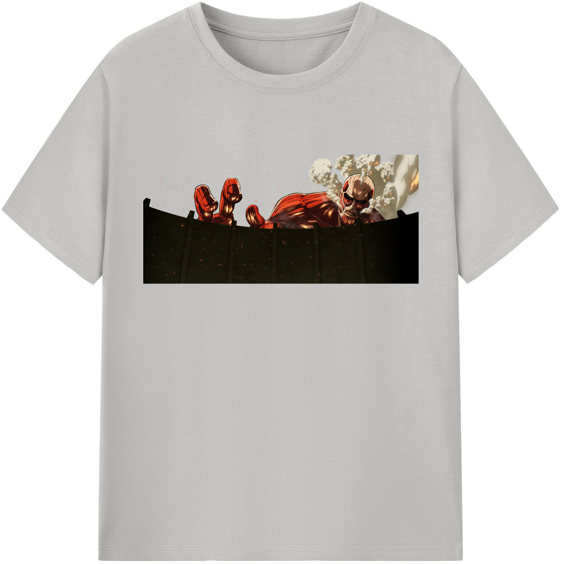（画像用） 進撃の巨人 Attack on Titan レディースカジュアルプリントTシャツ（綿100％）