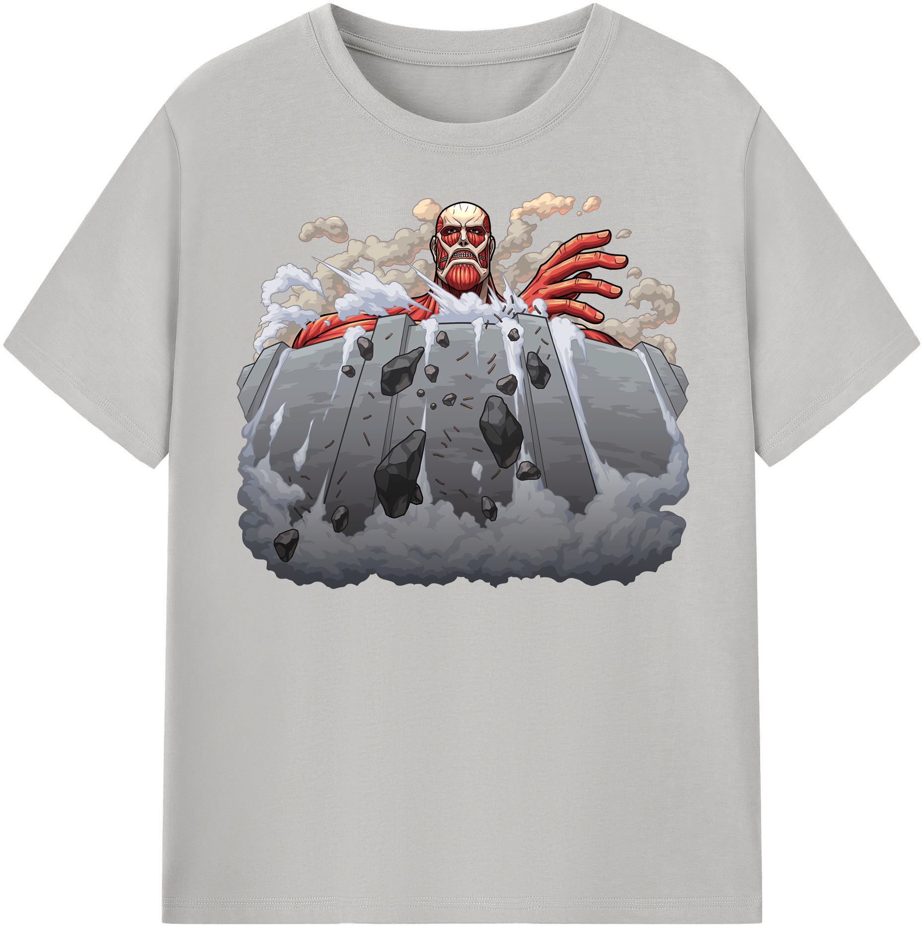 （画像用） 進撃の巨人 Attack on Titan レディースカジュアルプリントTシャツ（綿100％）