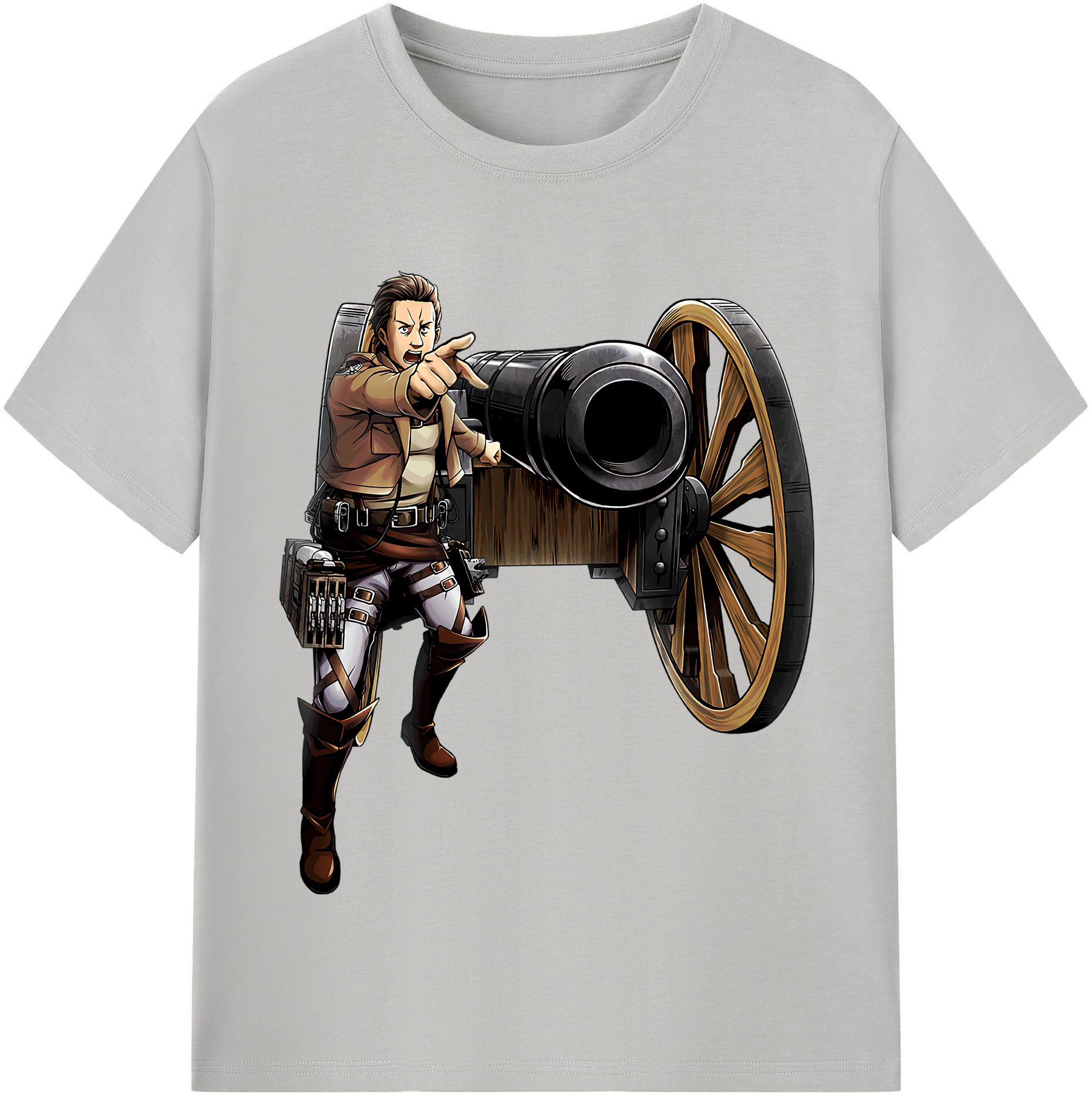 （画像用） 進撃の巨人 Attack on Titan レディースカジュアルプリントTシャツ（綿100％）