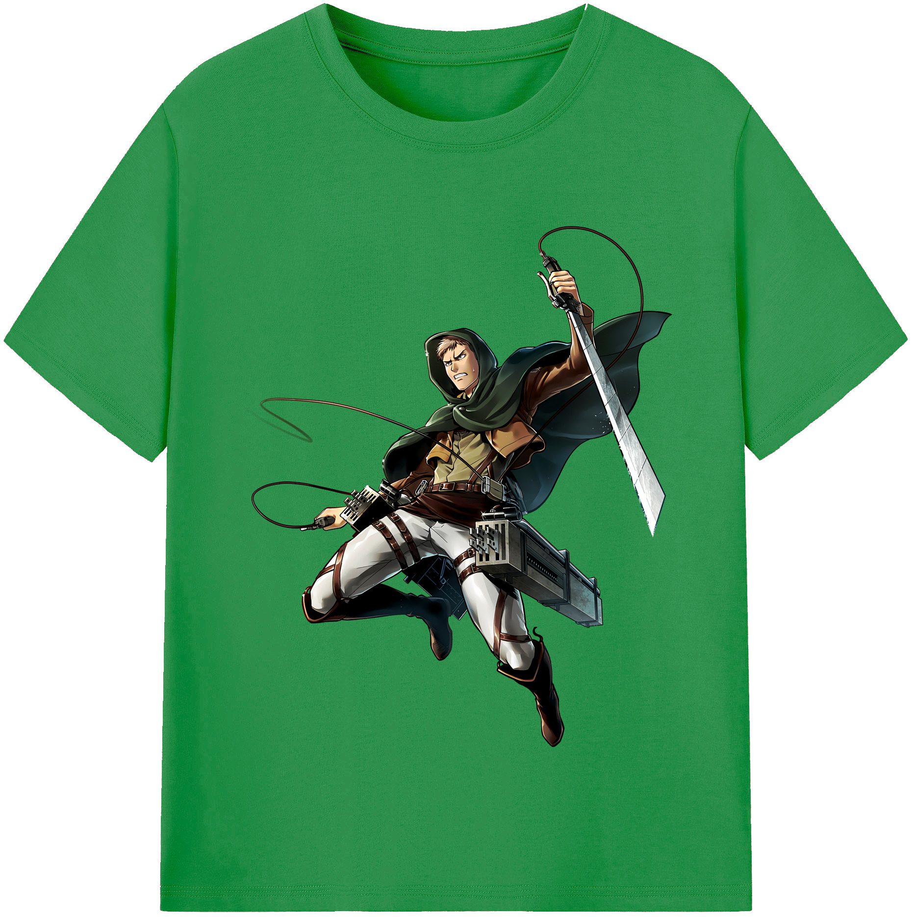 （画像用） 進撃の巨人 Attack on Titan レディースカジュアルプリントTシャツ（綿100％）