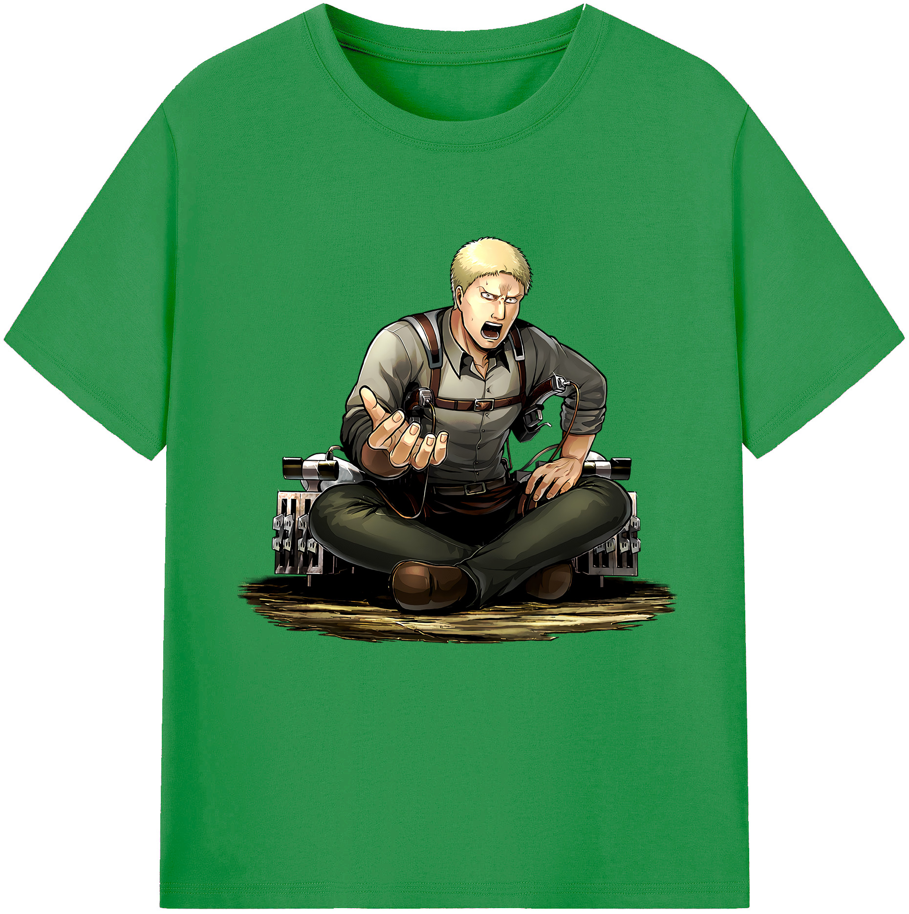 （画像用） 進撃の巨人 ライナー・ブラウン Attack on Titan Reiner Braun レディースカジュアルプリントTシャツ（綿100％）