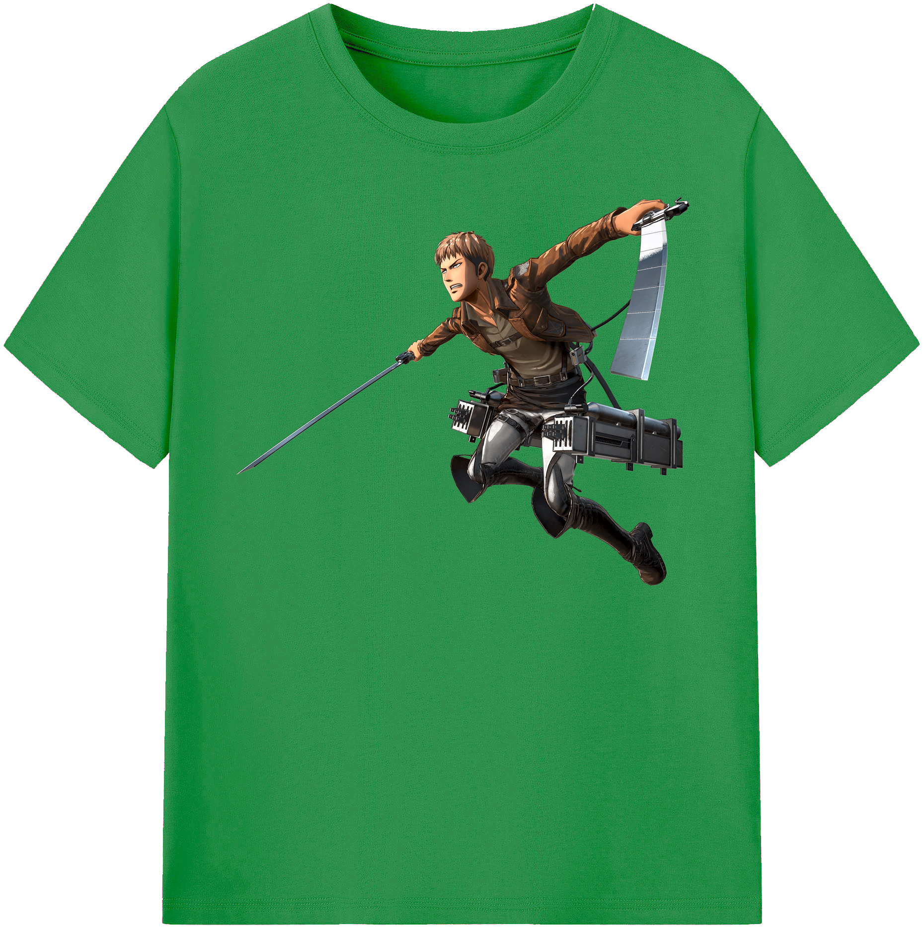 （画像用） 進撃の巨人 ジャン・キルシュタイン Attack on Titan Jean Kirstein レディースカジュアルプリントTシャツ（綿100％）