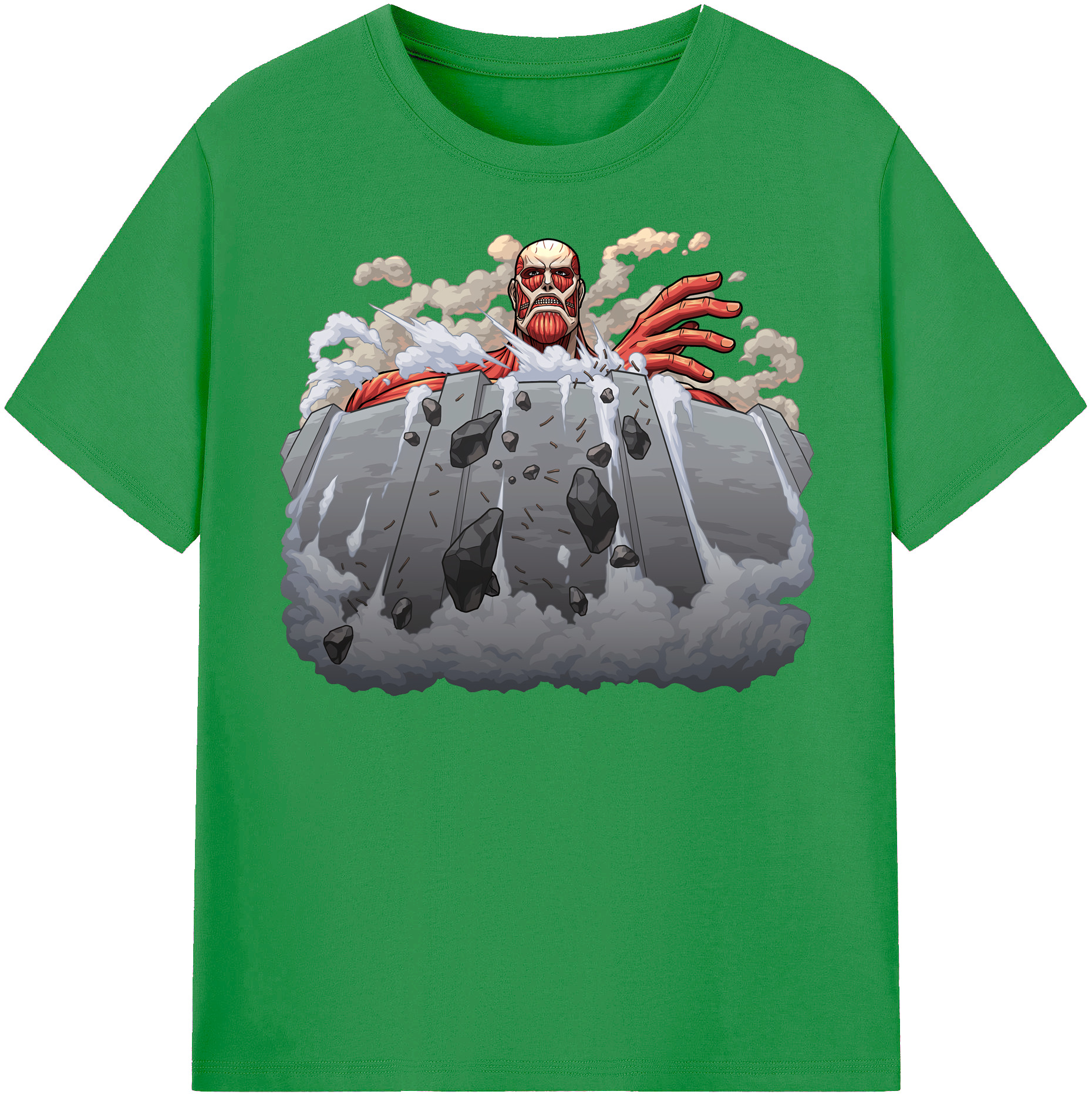 （画像用） 進撃の巨人 Attack on Titan レディースカジュアルプリントTシャツ（綿100％）