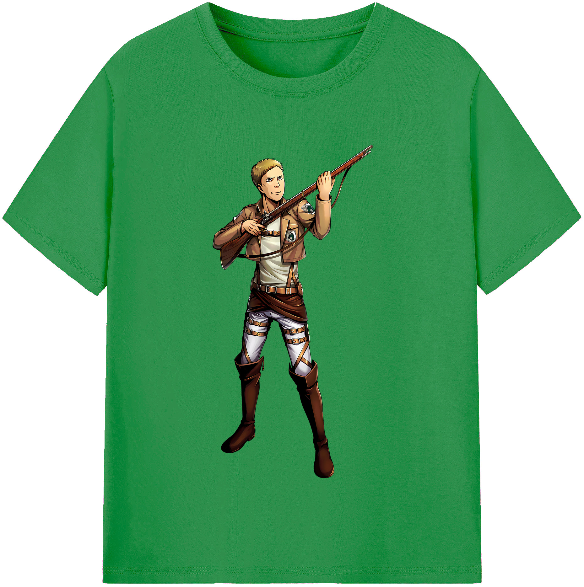 （画像用） 進撃の巨人 Attack on Titan レディースカジュアルプリントTシャツ（綿100％）