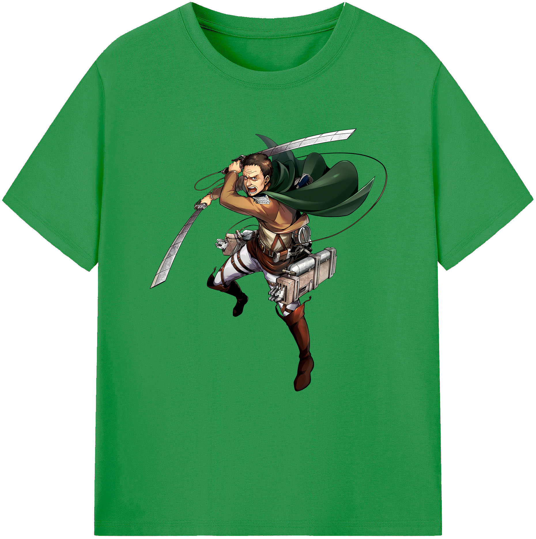 （画像用） 進撃の巨人 Attack on Titan レディースカジュアルプリントTシャツ（綿100％）