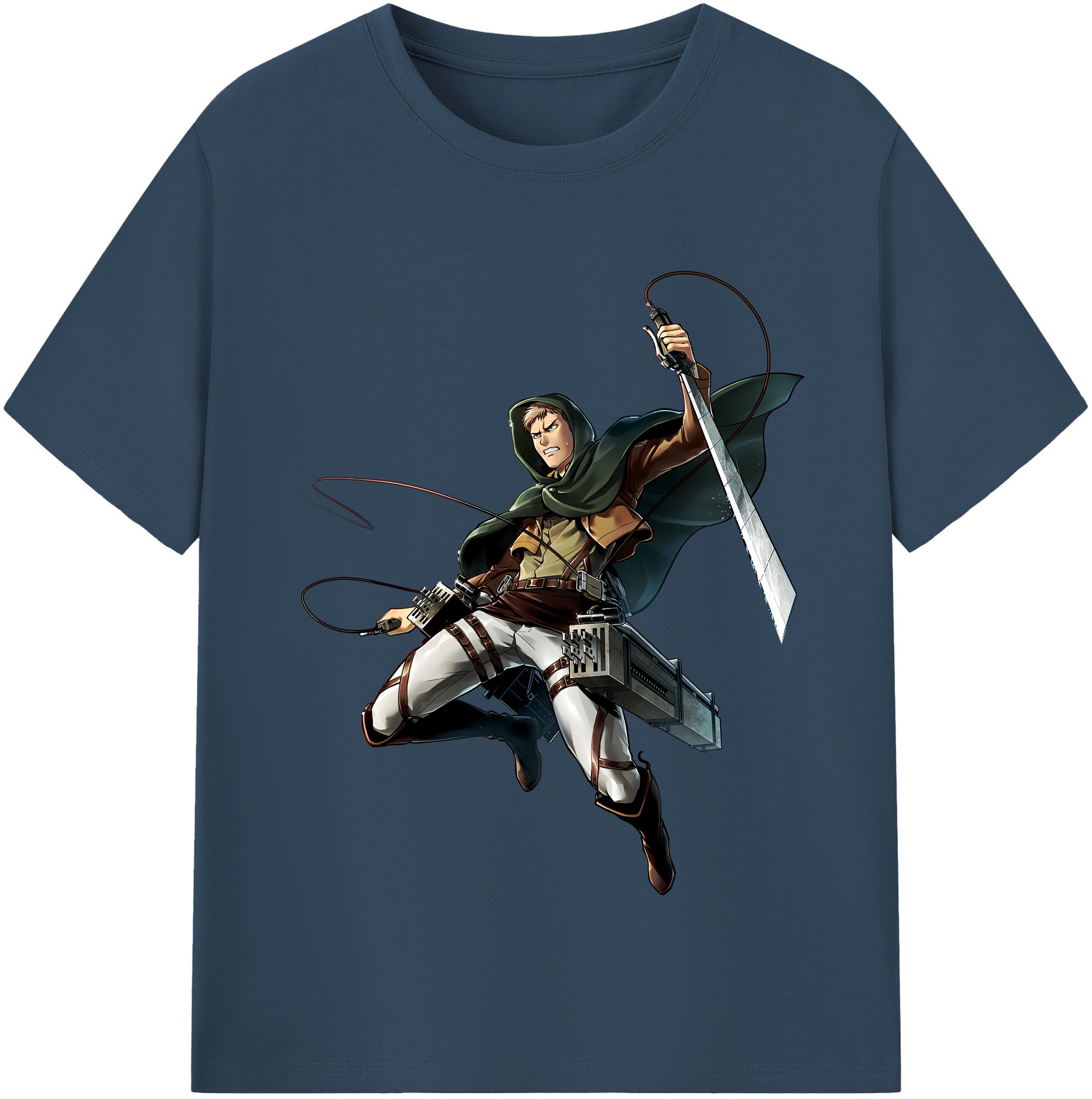 （画像用） 進撃の巨人 Attack on Titan レディースカジュアルプリントTシャツ（綿100％）